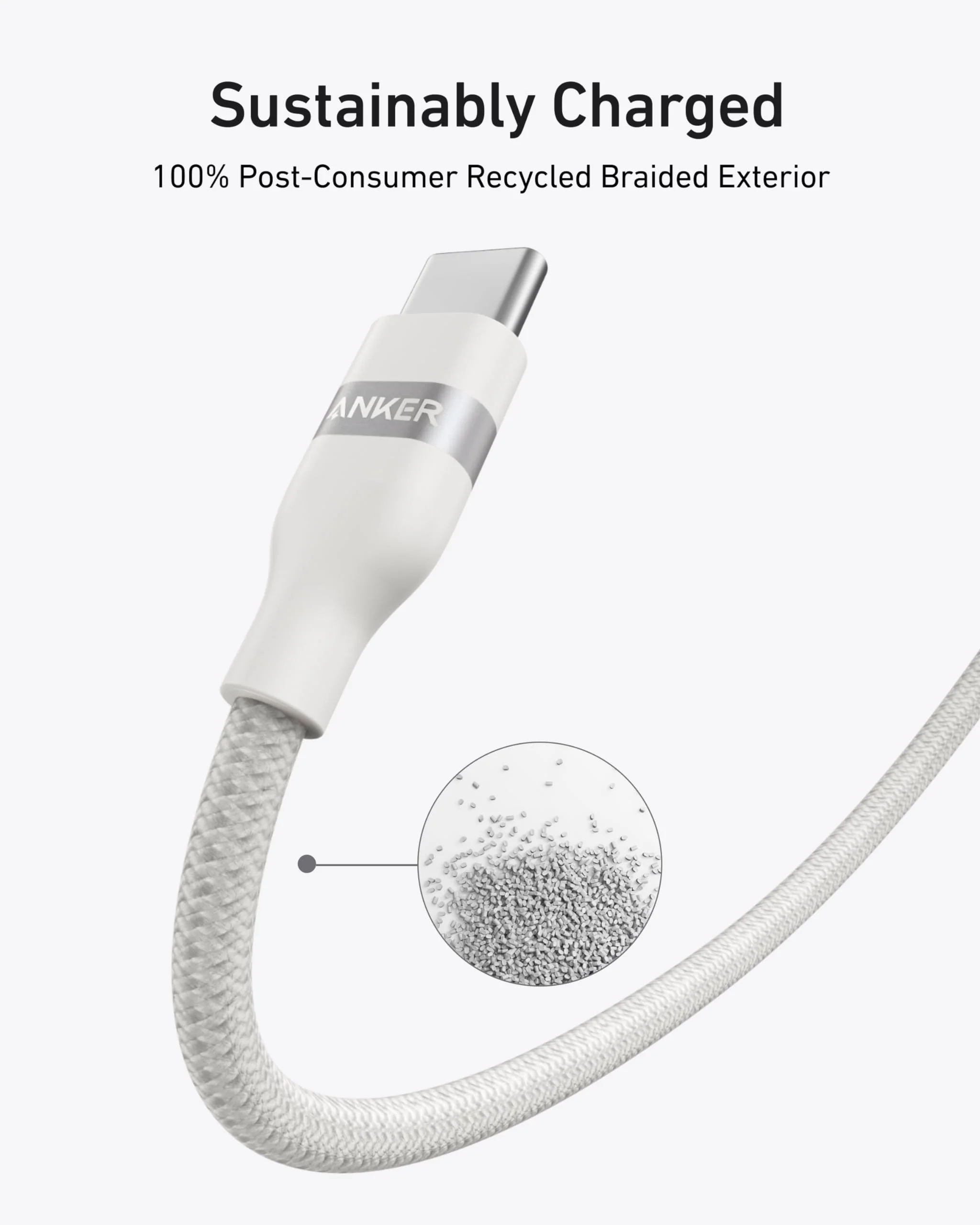 Anker USB-C to USB-C Cable (3 ft / 6 ft, 240W, Upcycled-Braided) - Image 23