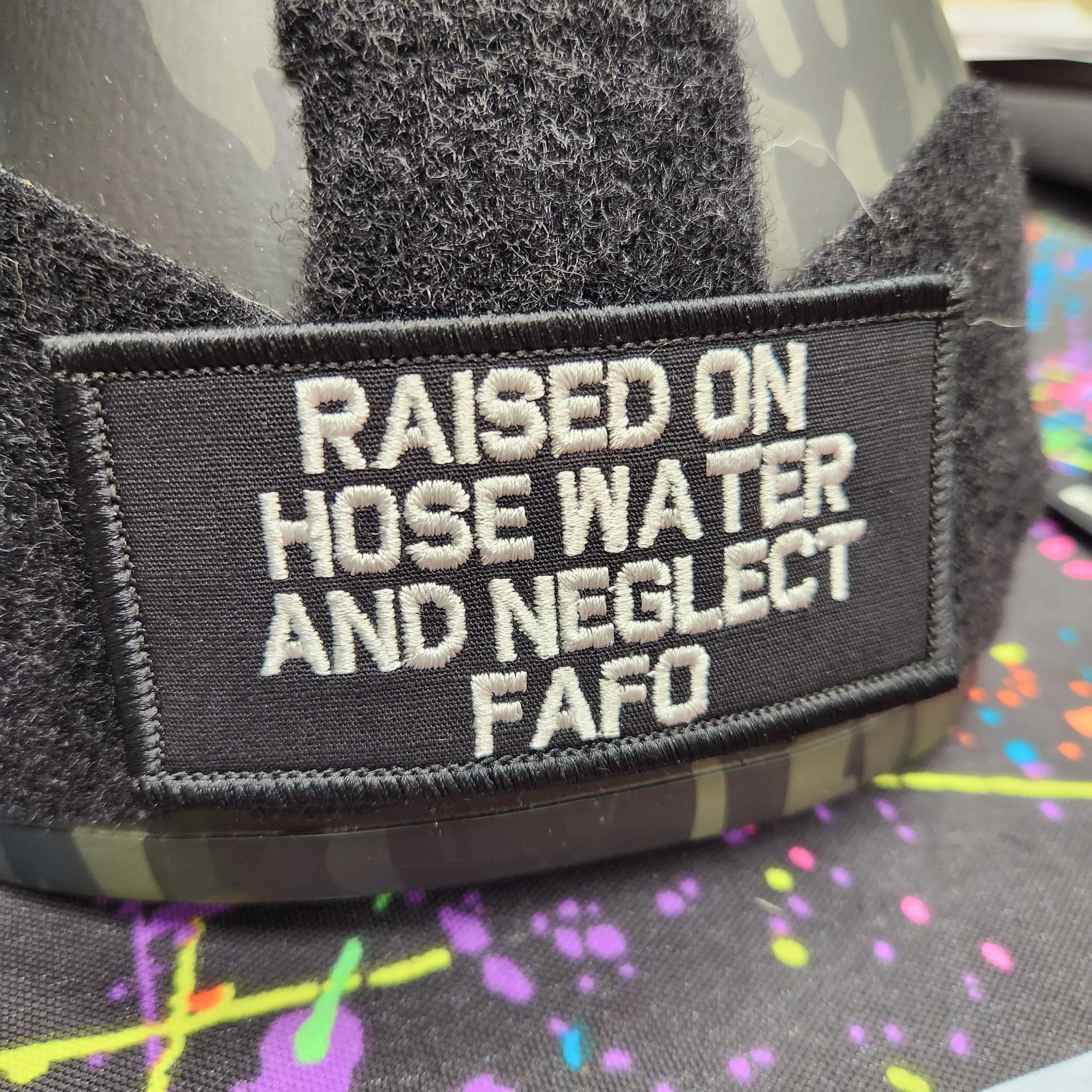 As Seen on Socials - Raised on Hose Water and Neglect FAFO - 2x4 Patch - Multiple Variants - Image 2