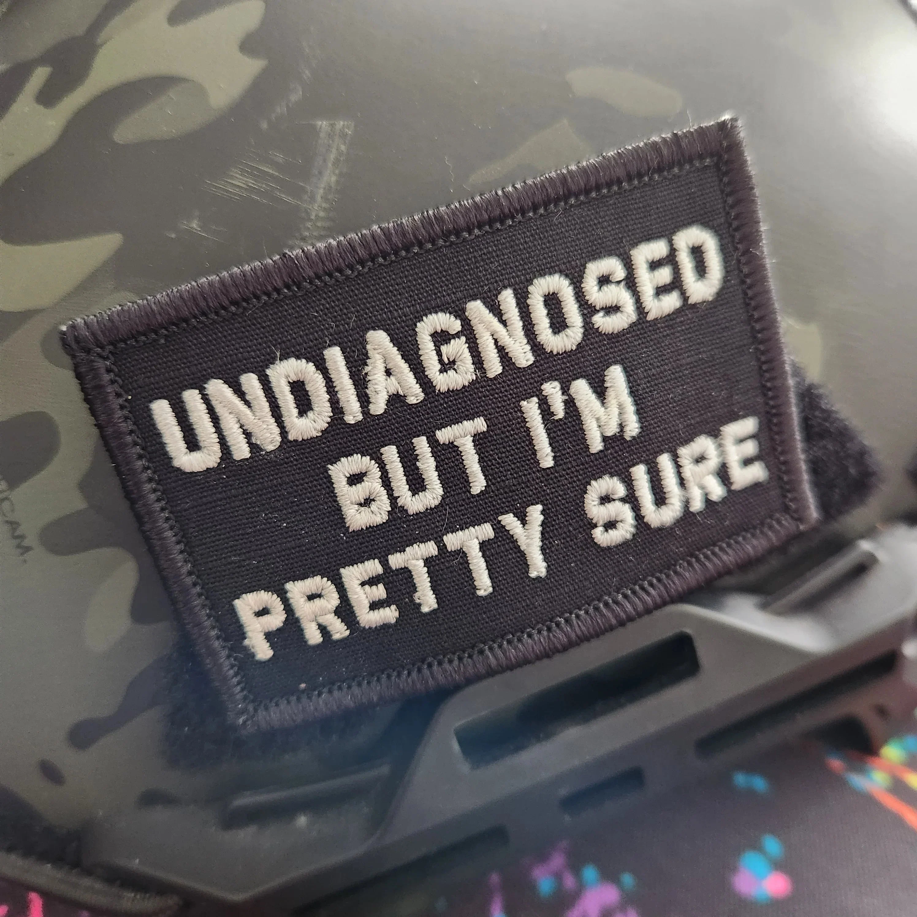 As Seen on Socials - "Undiagnosed But I'm Pretty Sure" - 2x3 Patch - Multiple Variants - Image 2