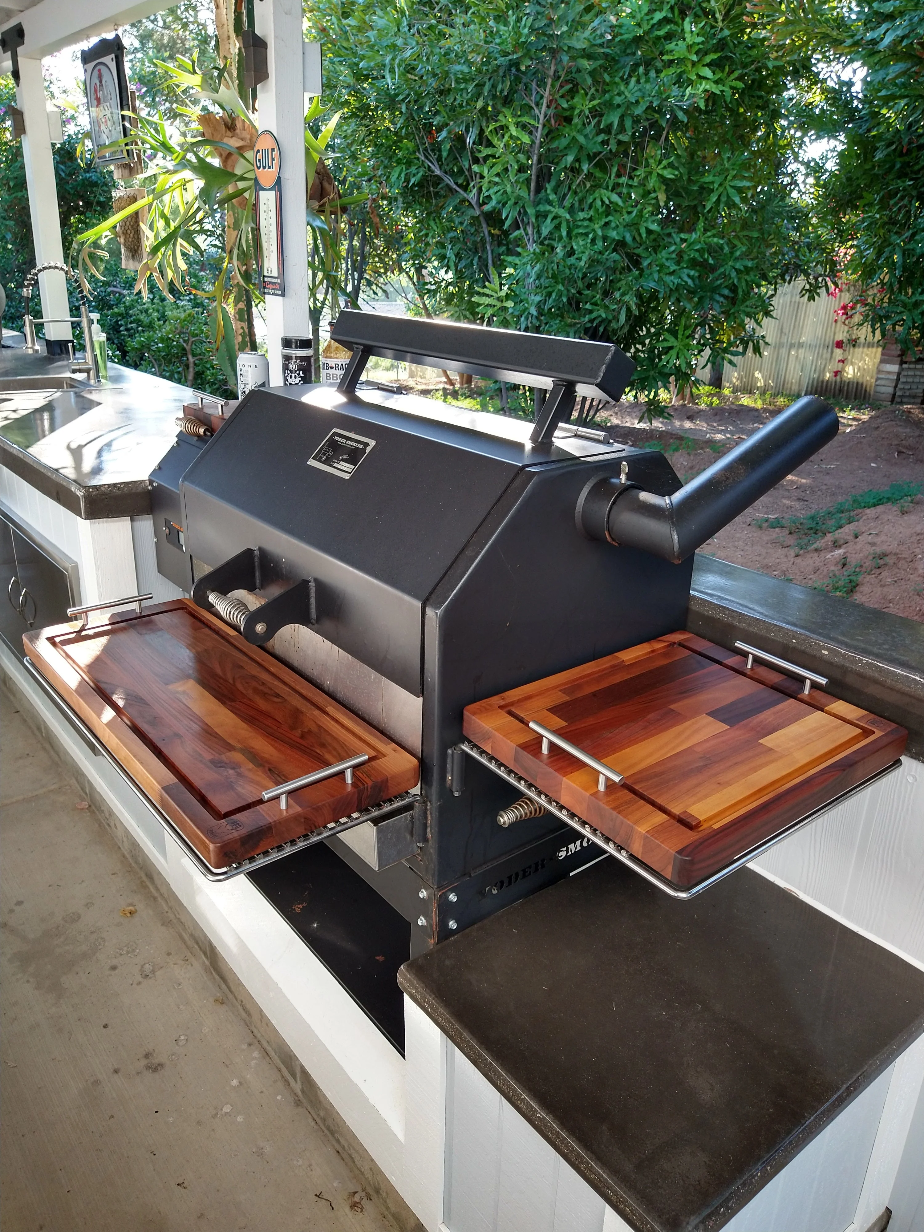 BBQ Boards®, Yoder YS640 Trio Front, Side & Pellet Bin Boards (Sold As Set of Three)