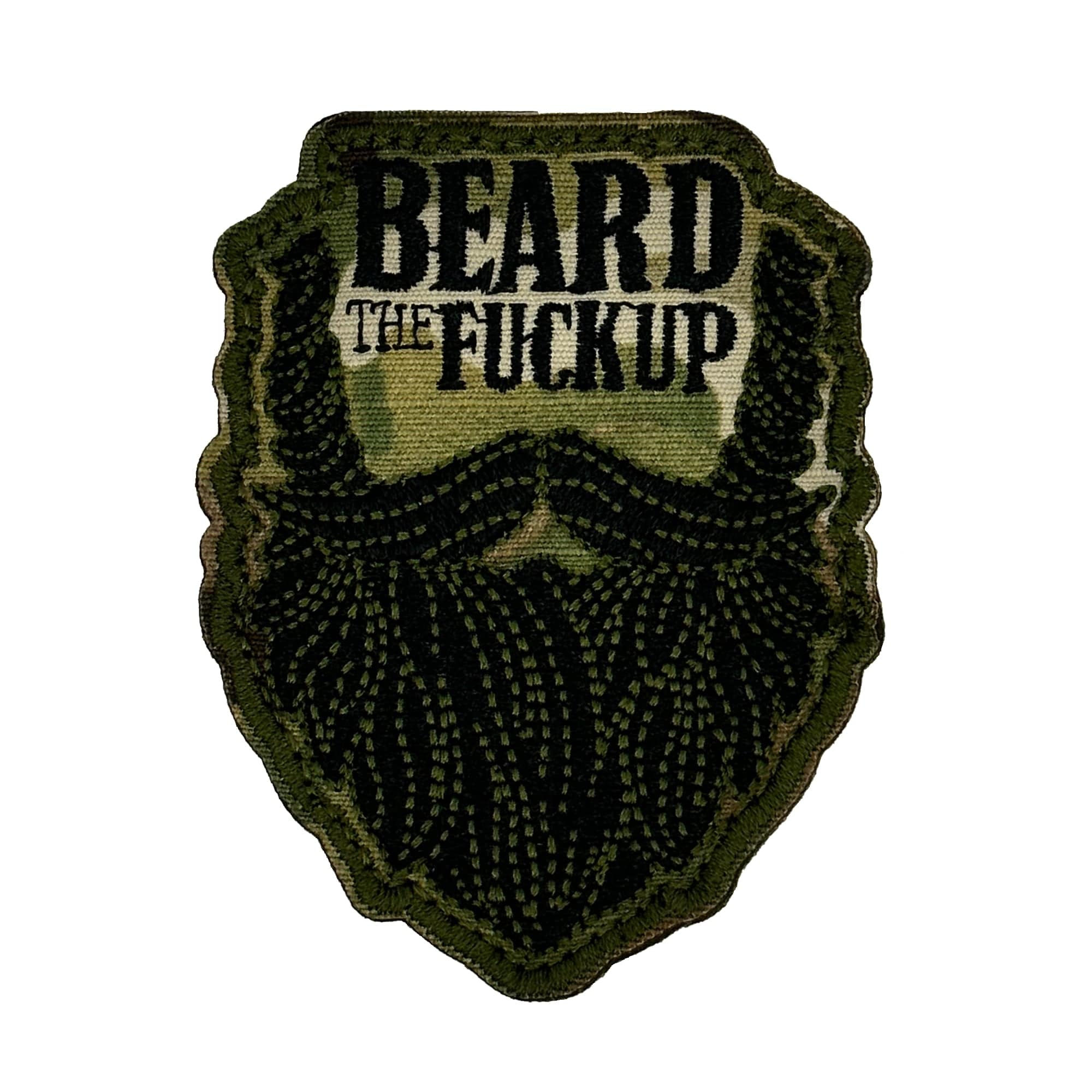 Beard the Fuck Up - 3" Laser Cut Patch - Image 3