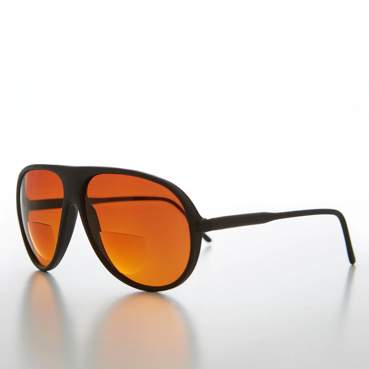 Bifocal Aviator Reading Sunglass with Amber Lens - Alpha - Image 2