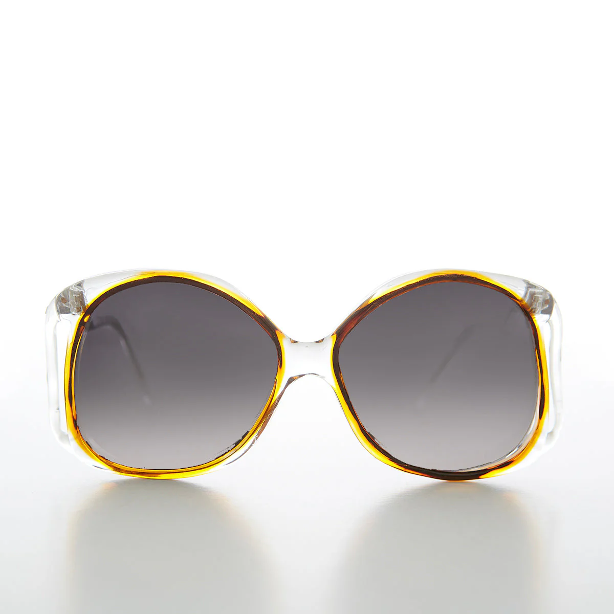 Big 80s Women's Round Vintage Boho Sunglass - Youki - Image 2
