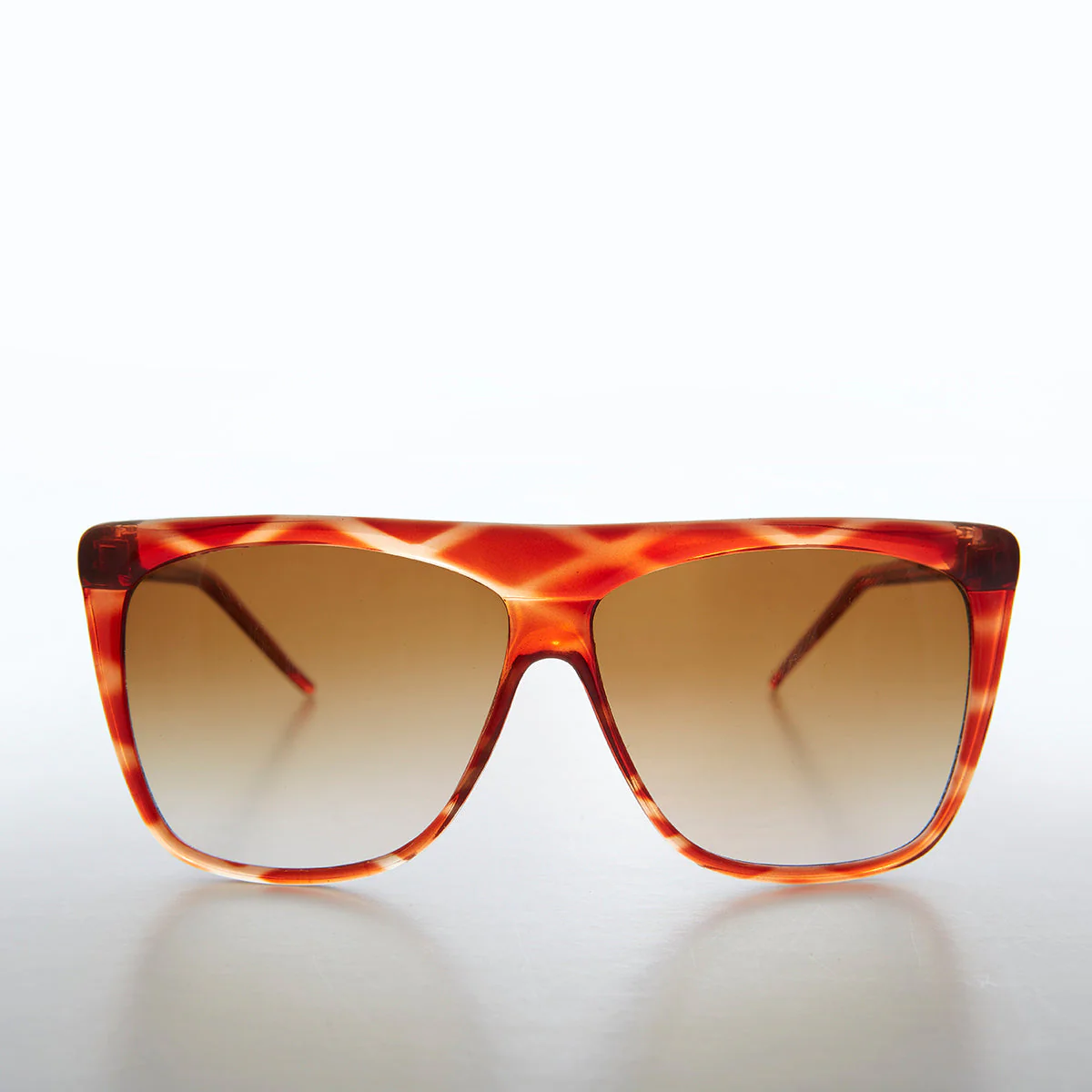Big Square Box Vintage 80s Hip Hop Sunglasses - Kenzie - Image 3