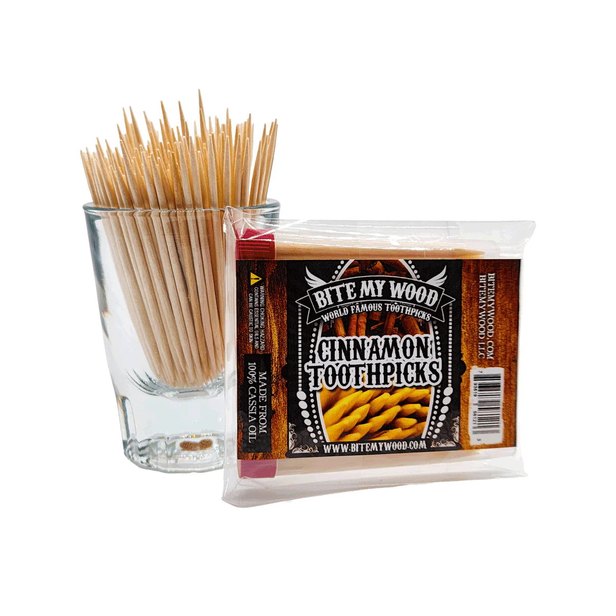 BiteMyWood 5 Pack qty Flavored Birchwood Toothpicks Ultimate Extreme Hot Cinnamon 60 Picks Total Count Super Infused Flavor Toothpick - Image 5