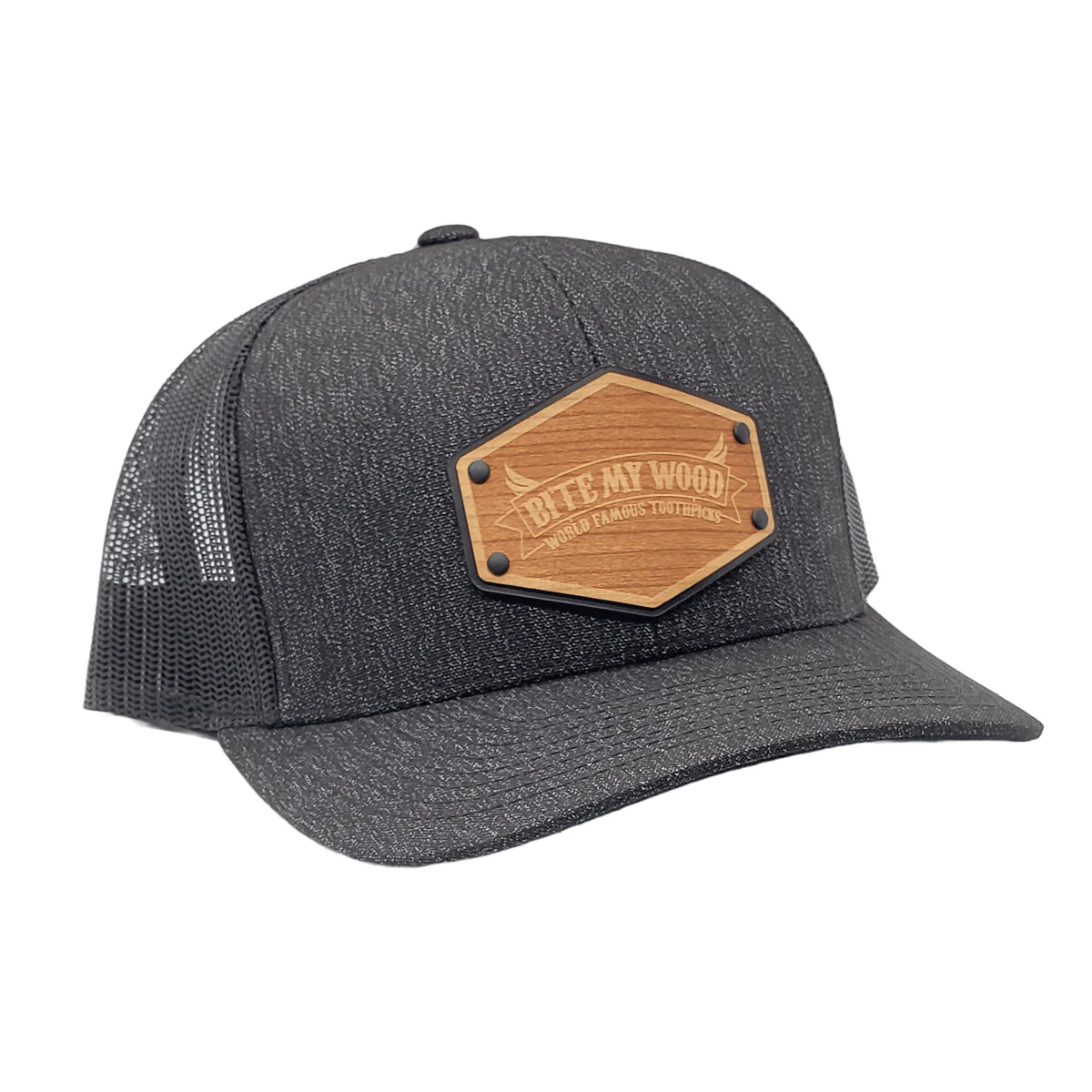 BiteMyWood Curved Bill Snapback Trucker Hats Available In 5 Colors from Union Standard - Image 10