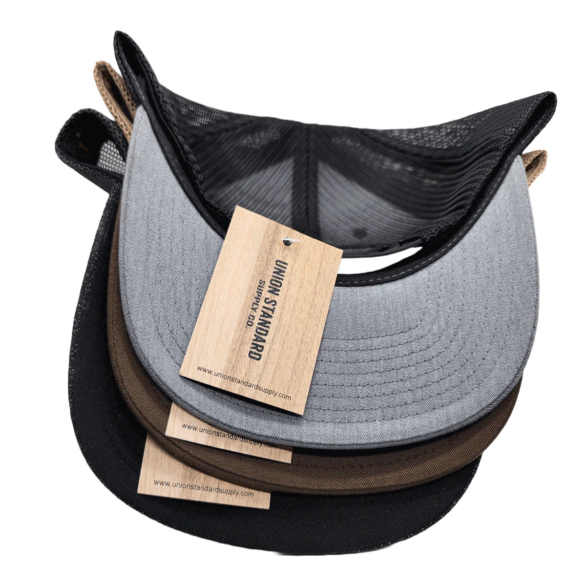 BiteMyWood Curved Bill Snapback Trucker Hats Available In 5 Colors from Union Standard - Image 5