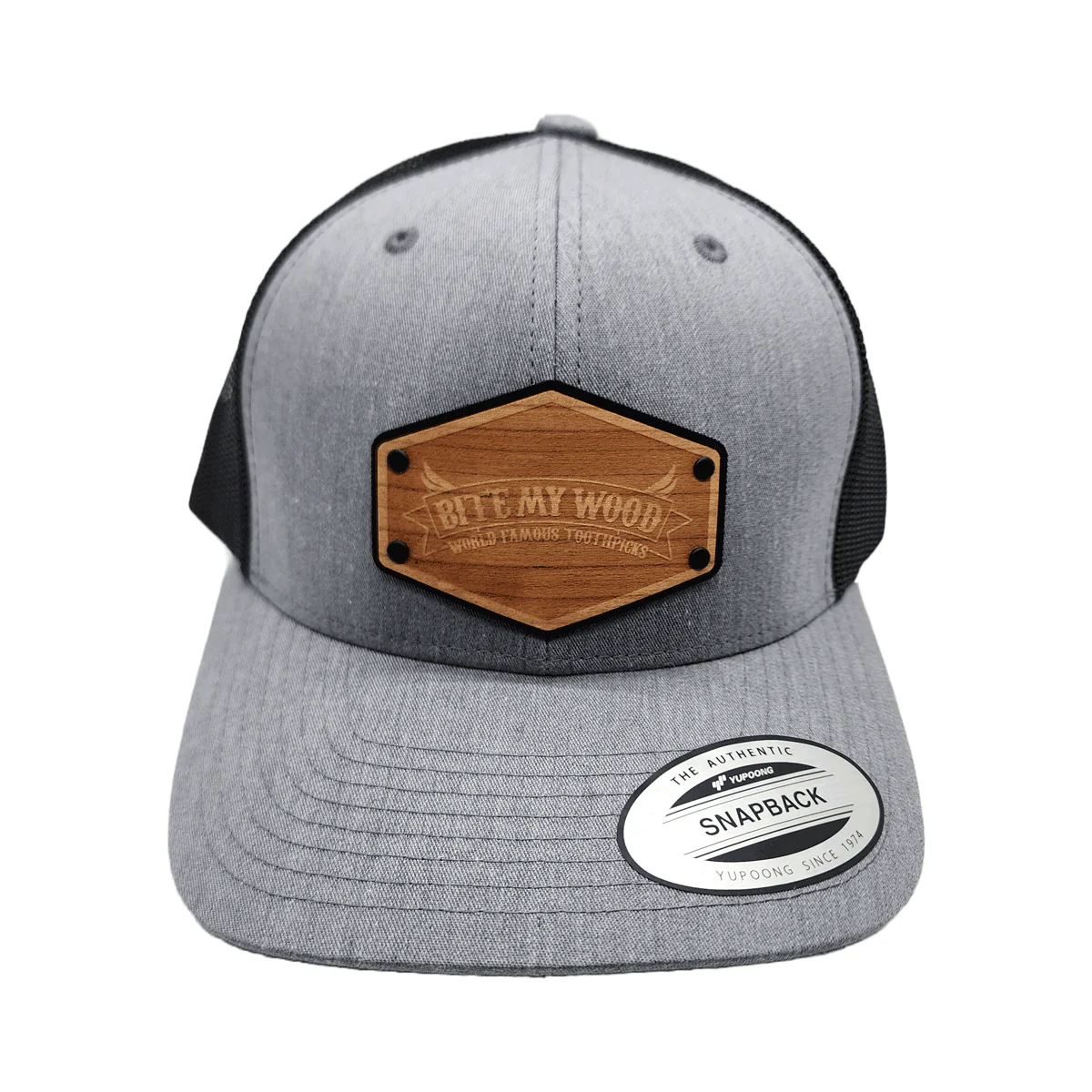 BiteMyWood Curved Bill Snapback Trucker Hats Available In 5 Colors from Union Standard - Image 8