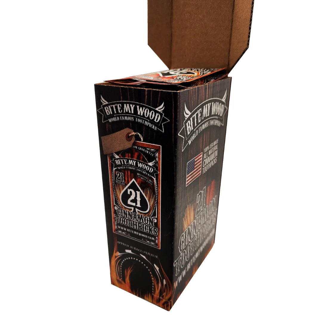 BiteMyWood 21 qty Bag 48 Pack Point Of Sale Counter Store Retail Display 1 Box Purchase - Image 5