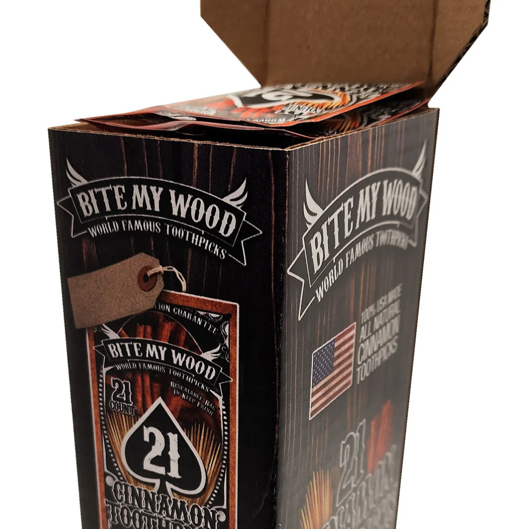 BiteMyWood 21 qty Bag 48 Pack Point Of Sale Counter Store Retail Display 1 Box Purchase - Image 7