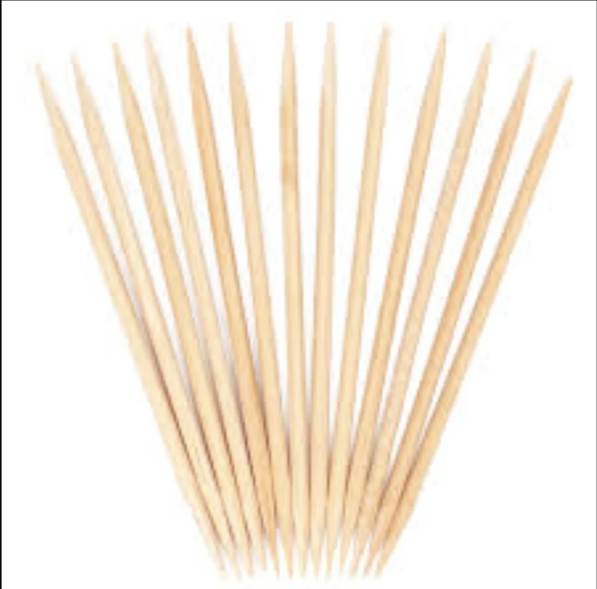 36 Qty Unflavored Birchwood Toothpicks in Plastic Tubes - Image 9