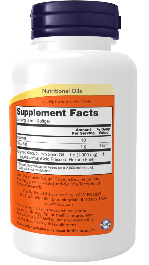 Black Cumin Seed Oil 1,000mg - Image 2