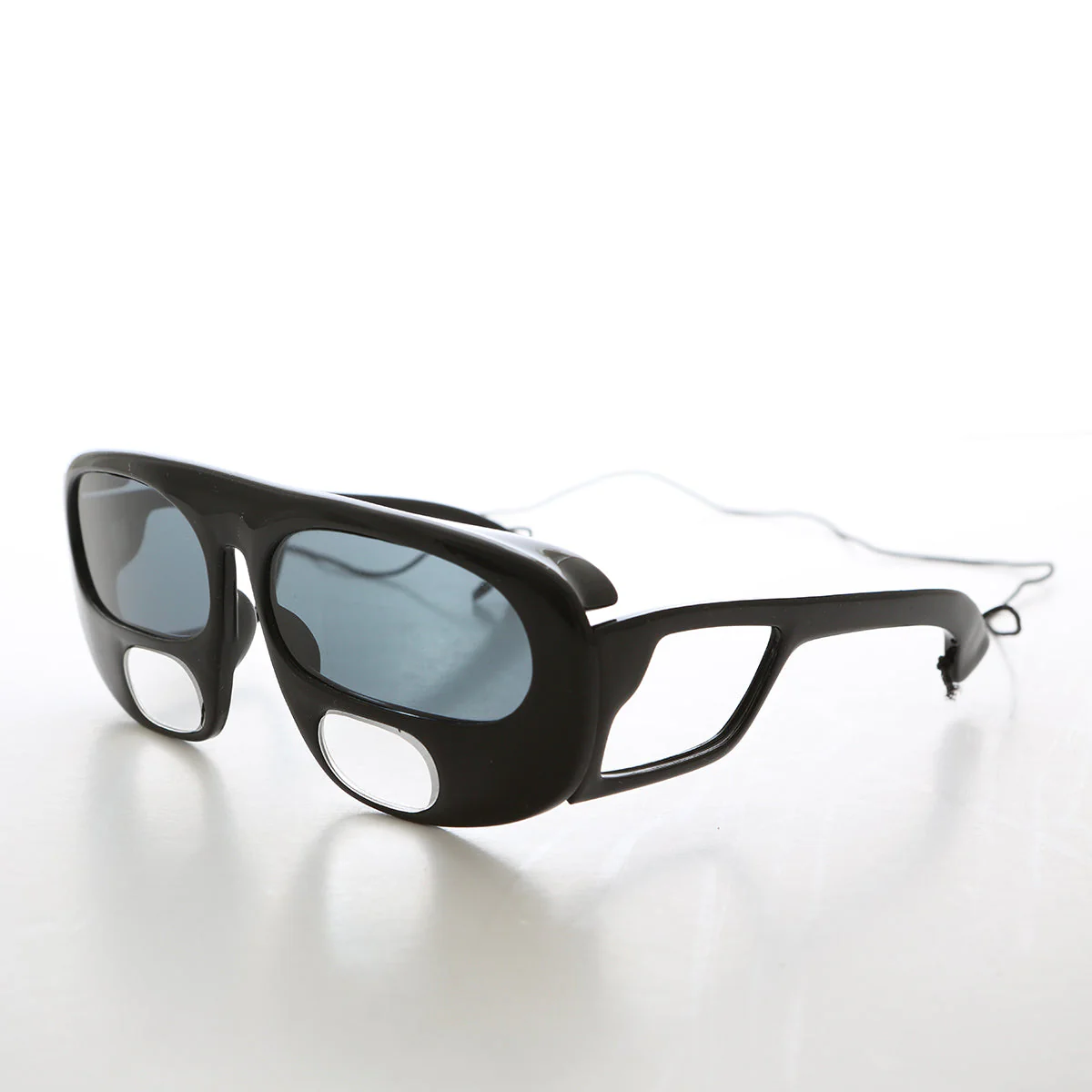 Black Fishing Polarized Bifocal Sunglasses - Wright