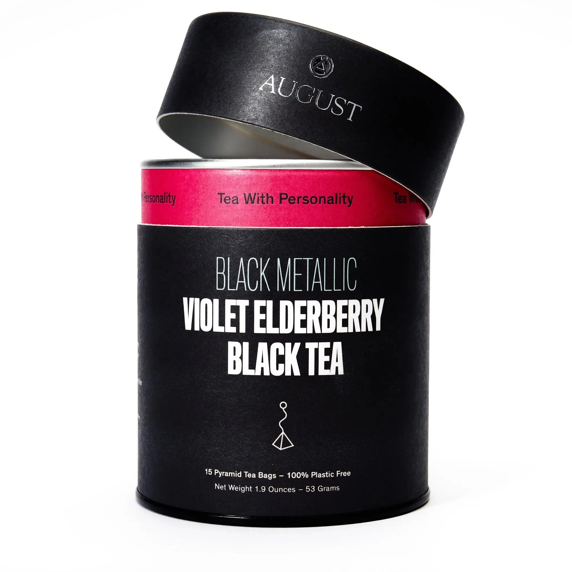 Black Metallic - Violet Elderberry Black Tea (15 Tea Bags) - Image 5