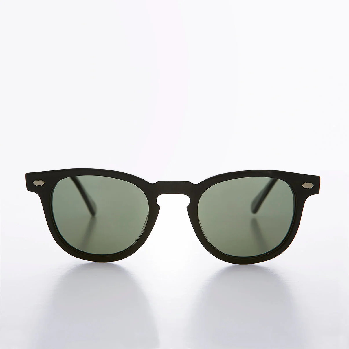 Black Polarized Square Sunglass - Benson - Image 3