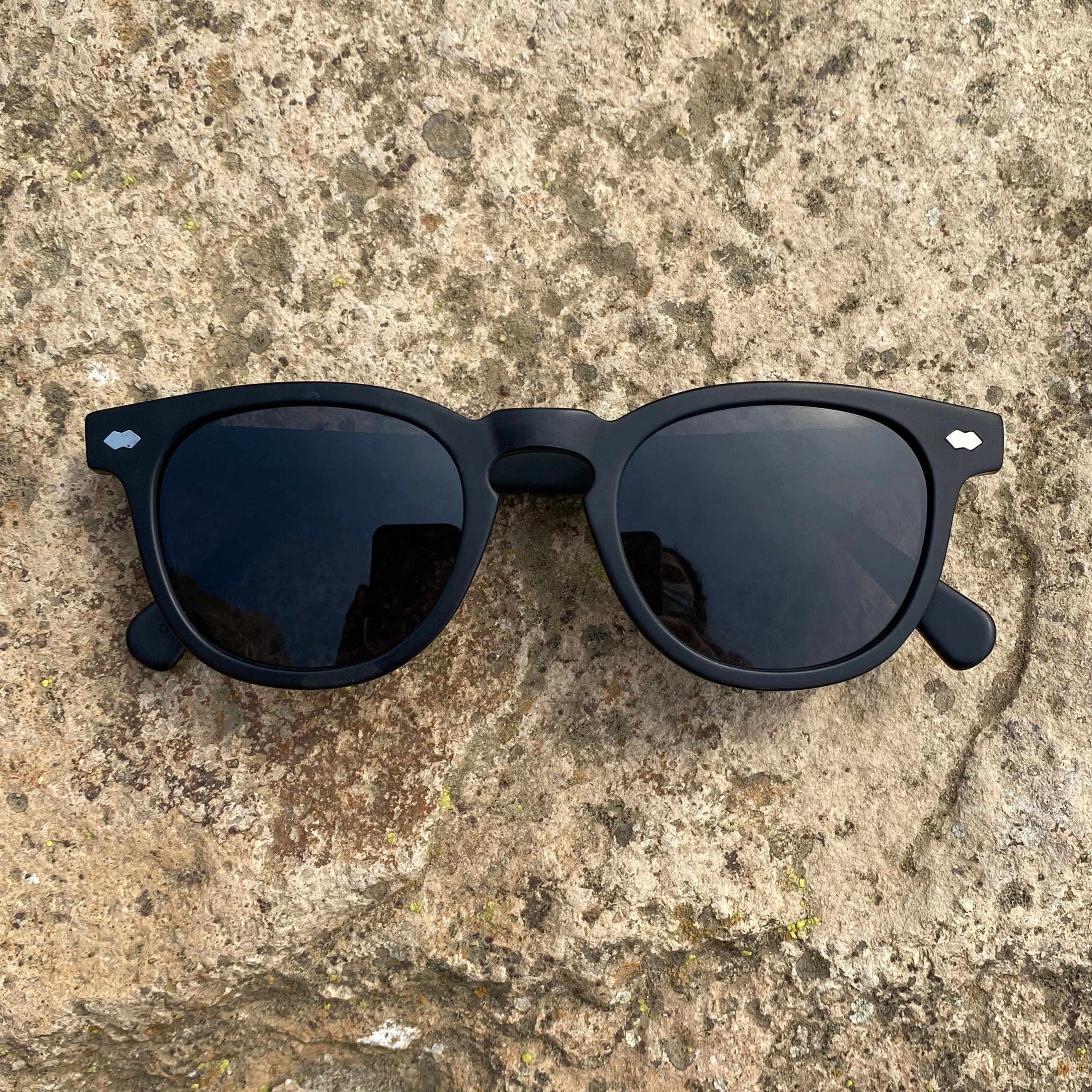 Black Polarized Square Sunglass - Benson - Image 5