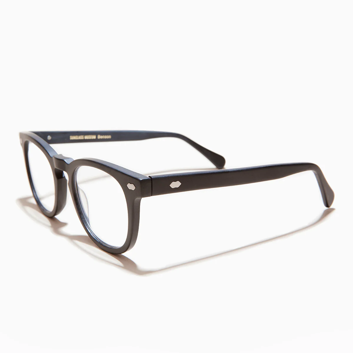 Black Round Classic Reading Glasses - Benson - Image 2