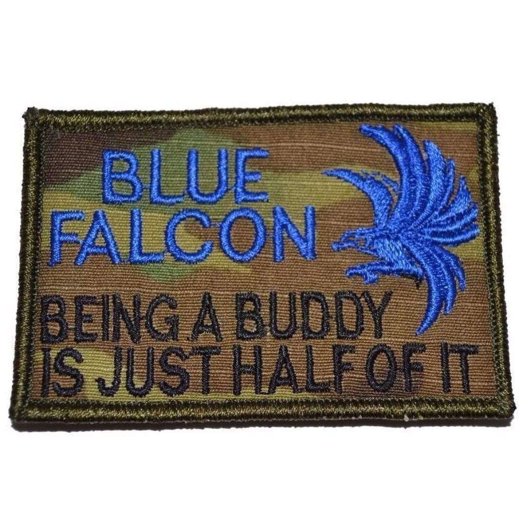Blue Falcon - 2x3 Patch - Image 2
