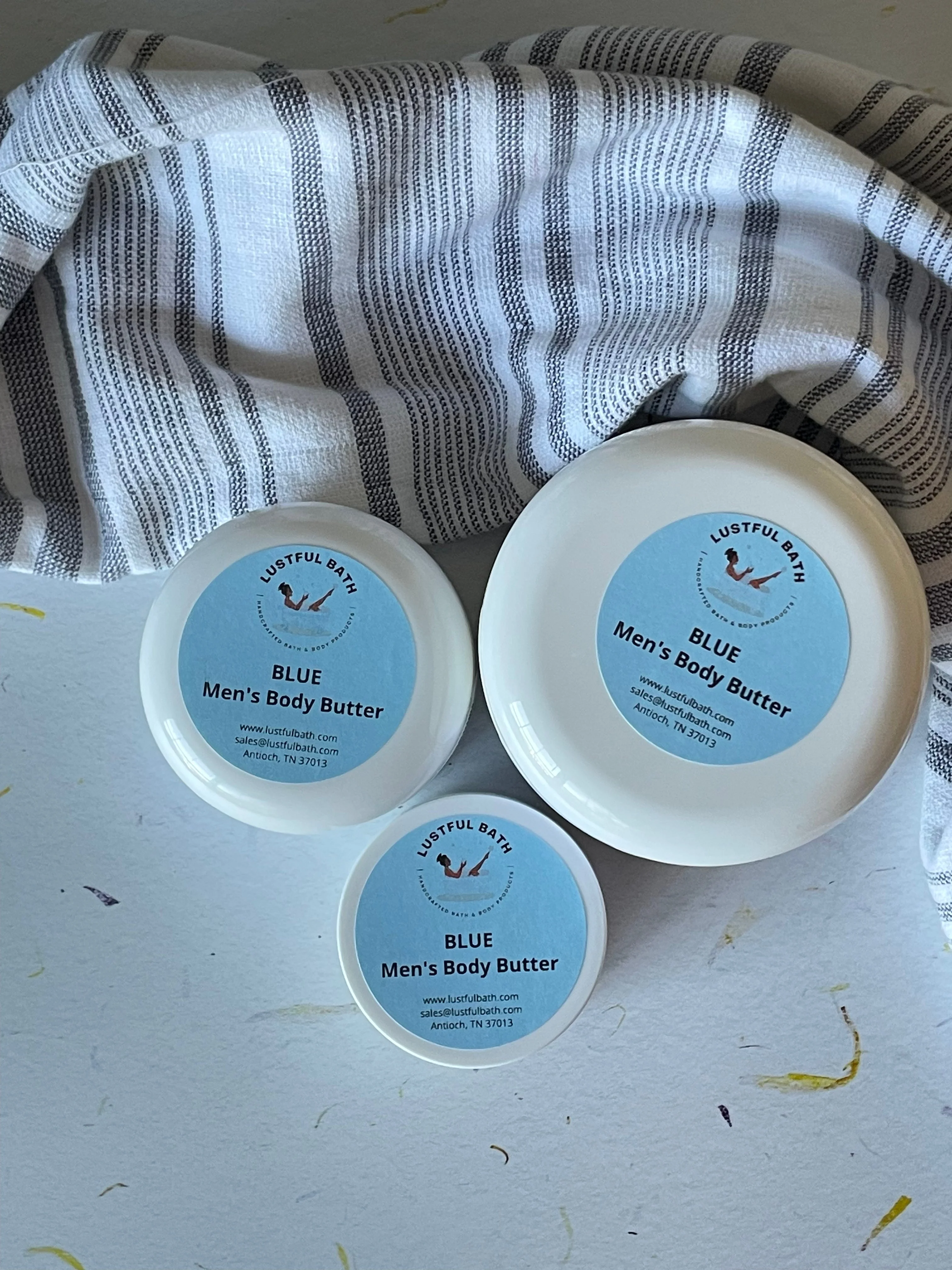 BLUE MEN'S BODY BUTTER - Image 4