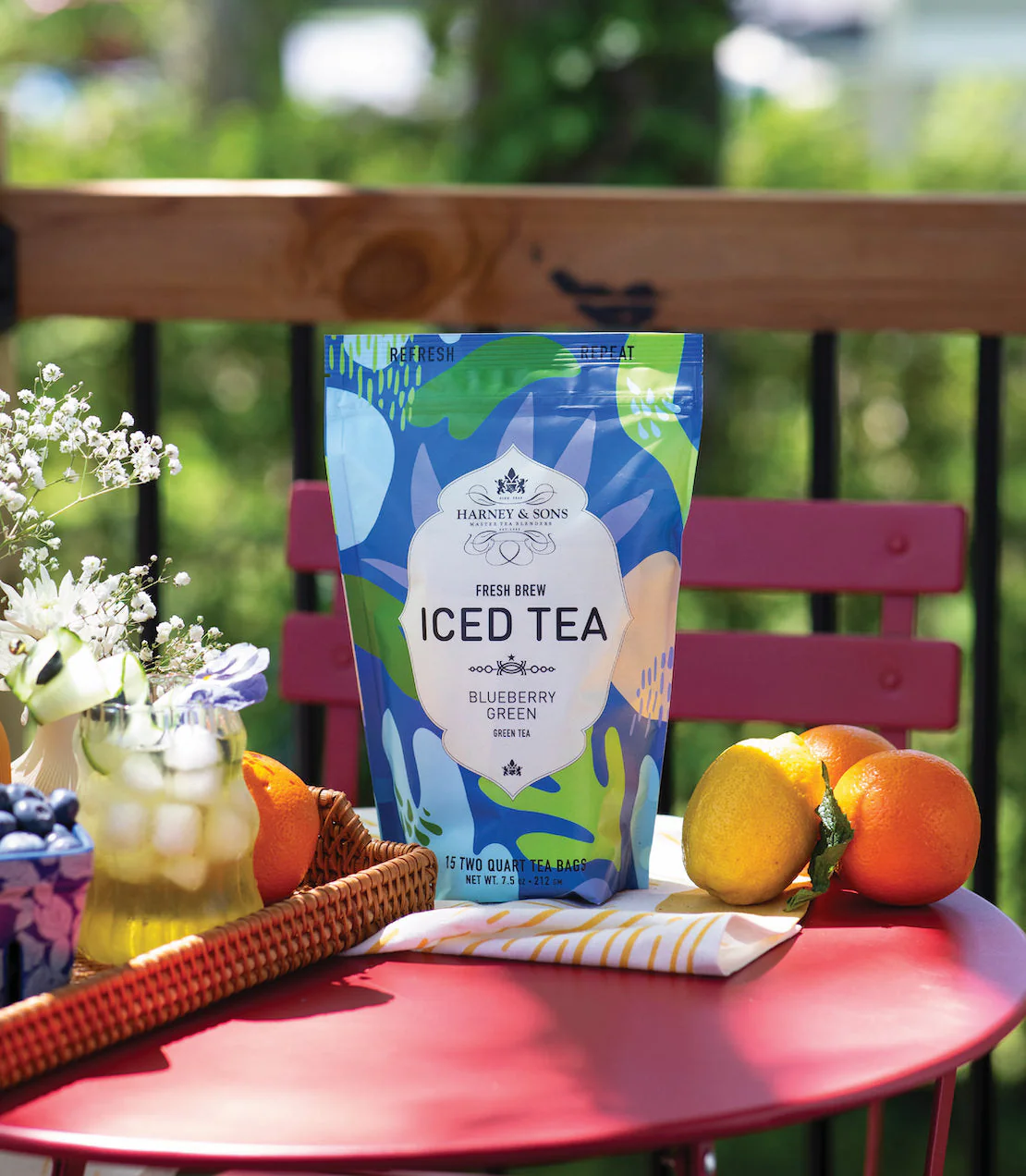 Blueberry Green Fresh Brew Iced Tea - Image 2