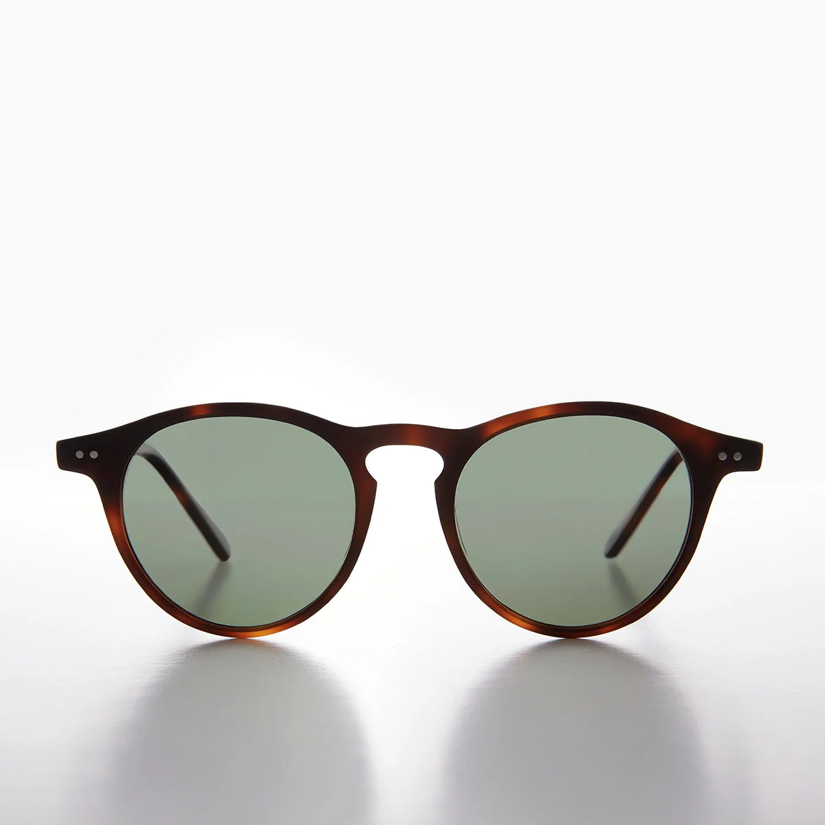 Brown Tortoise Polarized Round Sunglass - Rodgers - Image 2