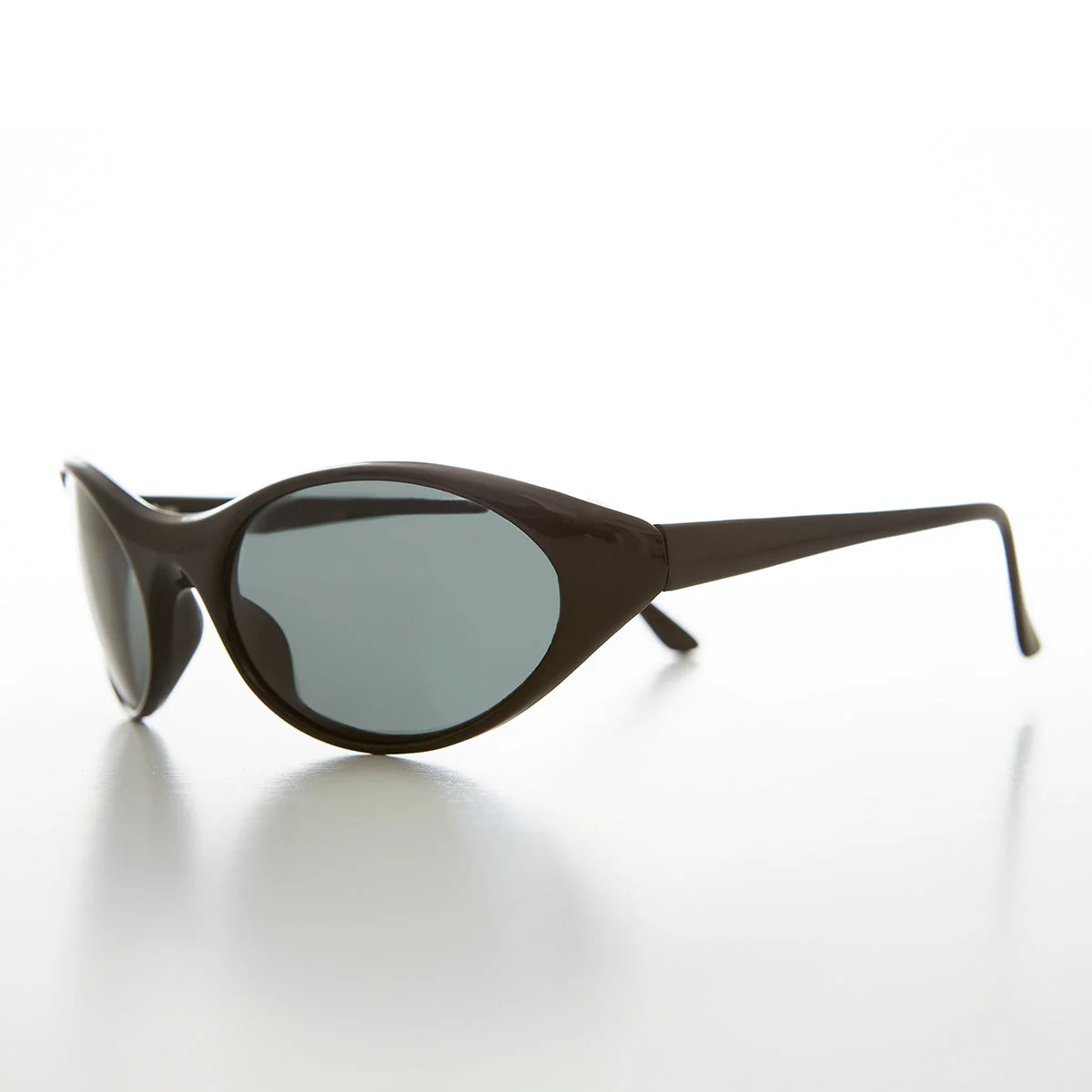 Bug Eye Goggle Wrap Vintage Sunglass - Skip - Image 2
