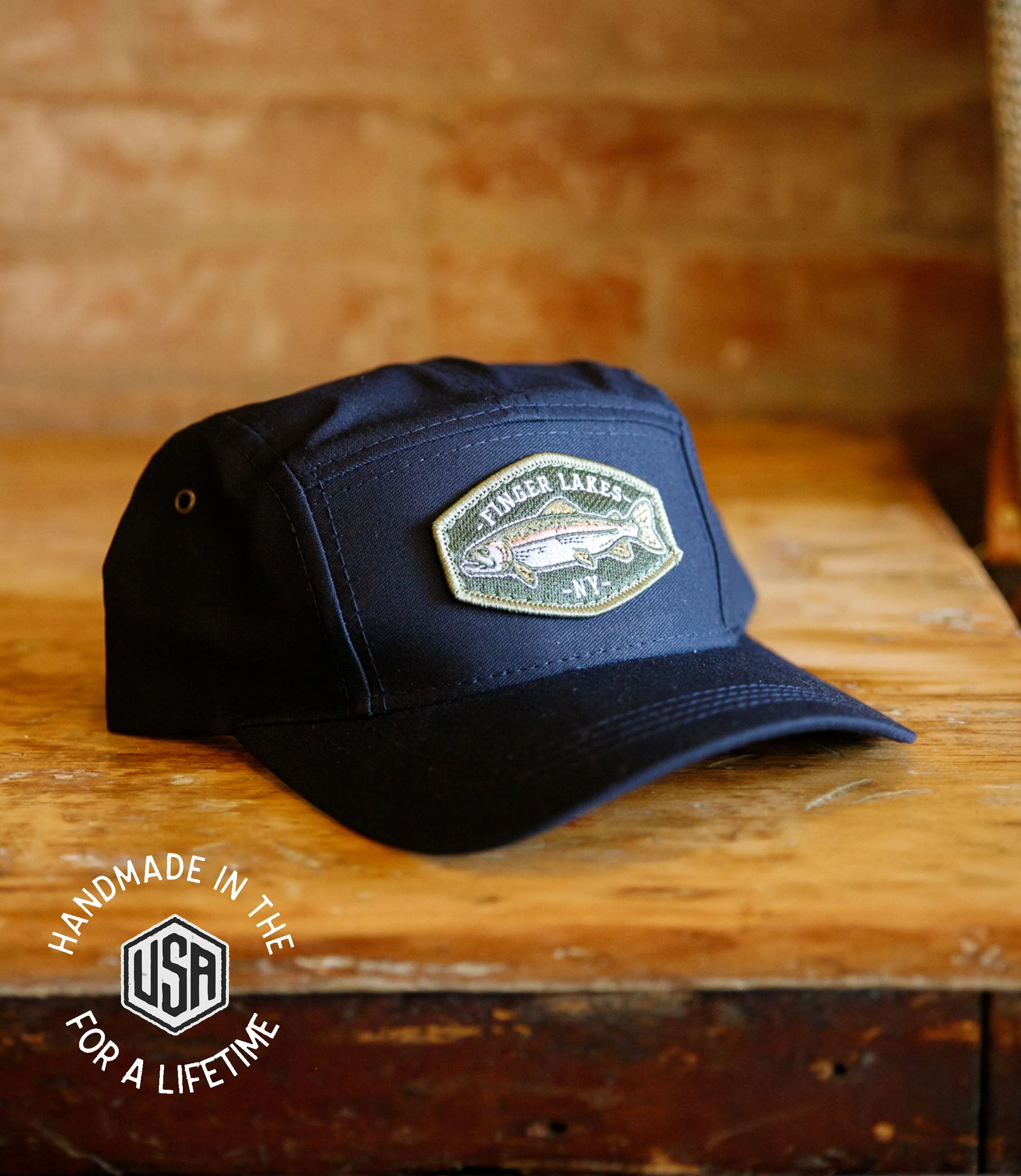 Camp Hat - Embroidered Patch - USA Made