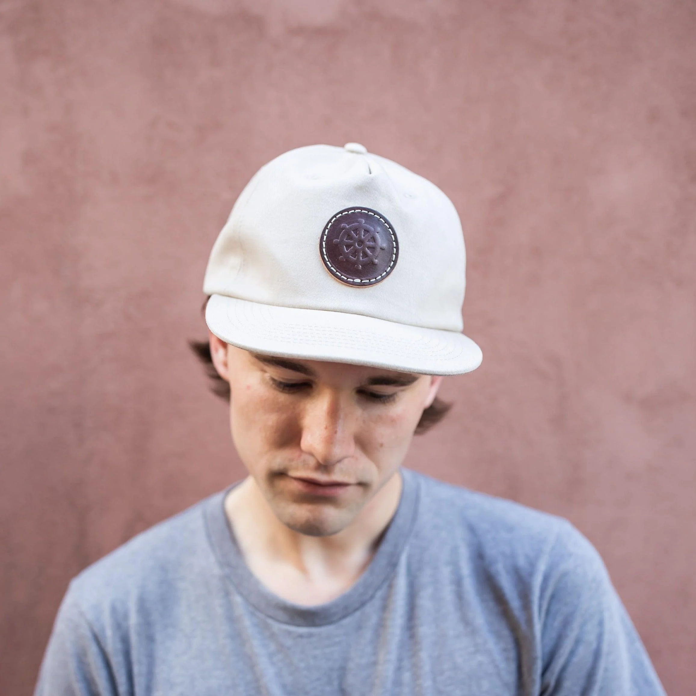 Camp Hat Tan - Ships Wheel - USA Made - Image 2