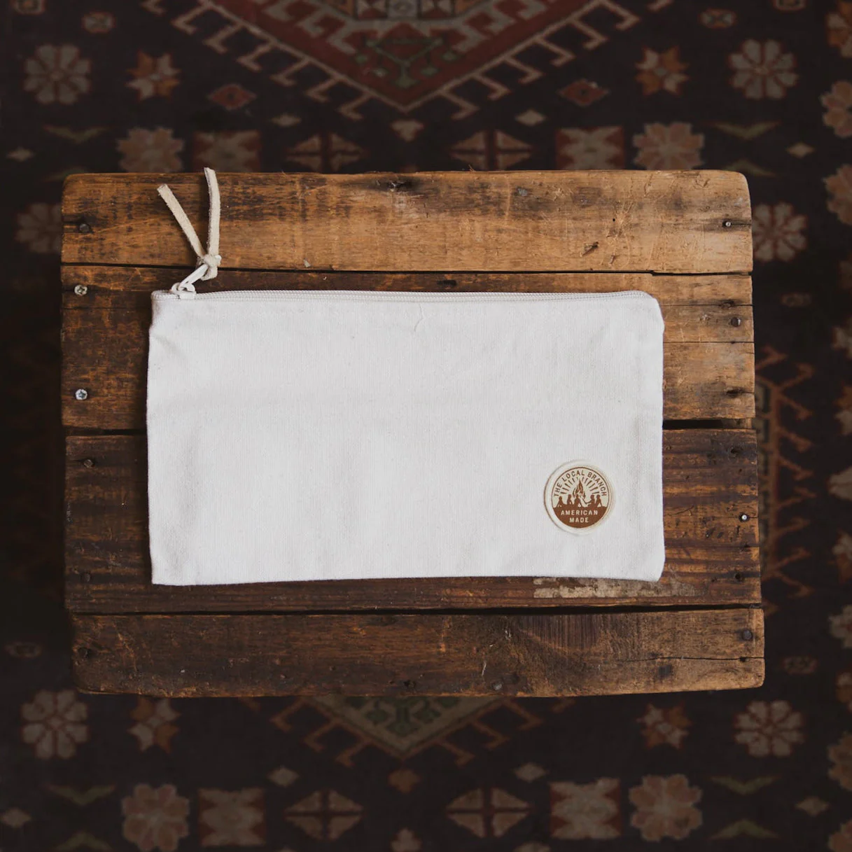 Canvas Zipper Pouch - USA Made