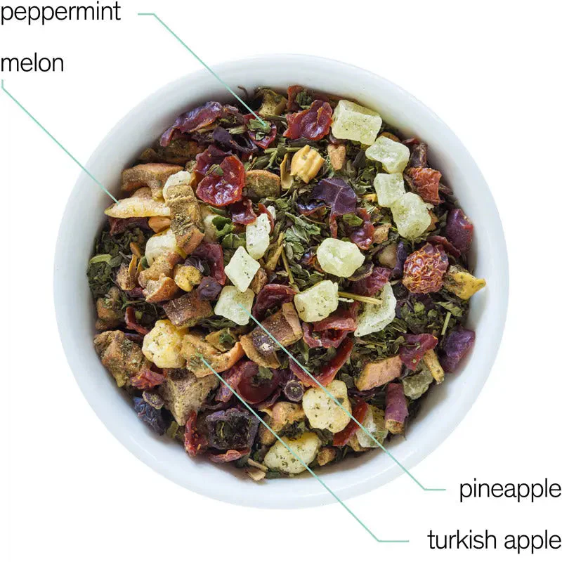 Capri - Honeydew Melon Mint Tea (Caffeine Free) - Image 9