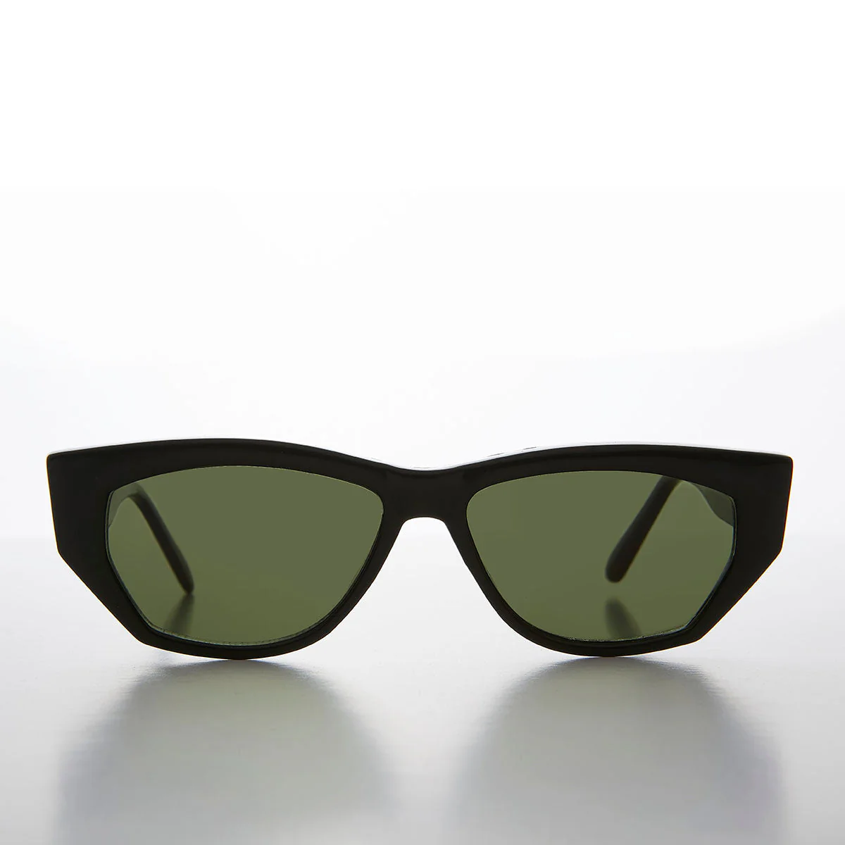 Chunky Mod Street Style Vintage Sunglass with Gold Bling - Val - Image 3