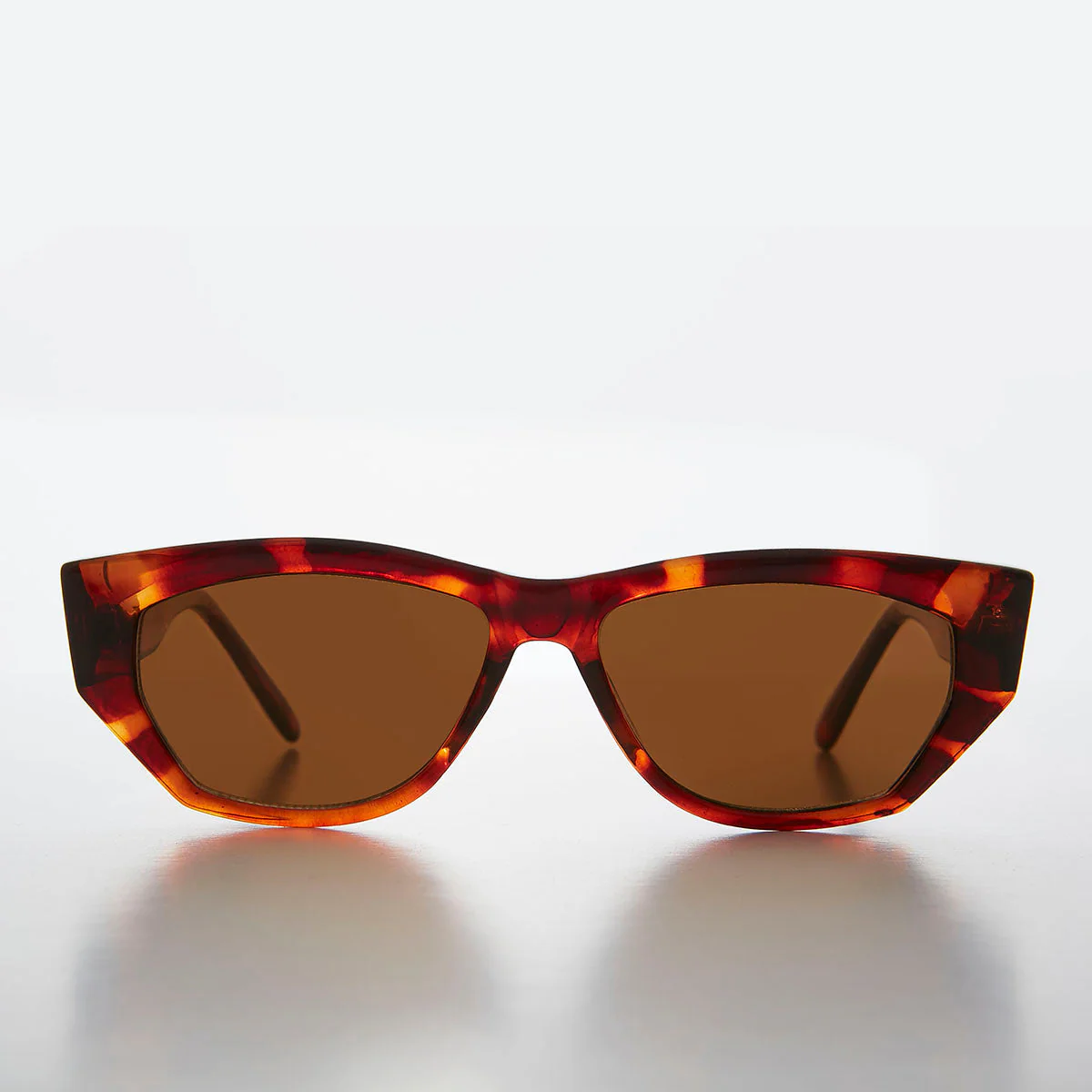 Chunky Mod Street Style Vintage Sunglass with Gold Bling - Val - Image 5