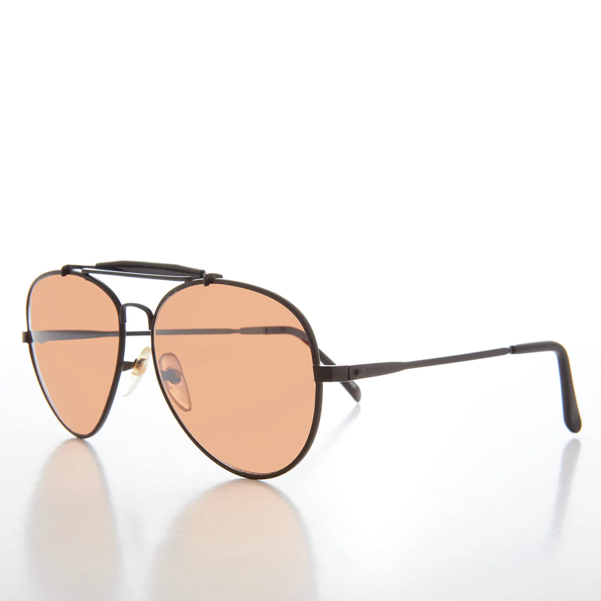 Classic Brow Bar Metal Aviator Sunglass - Polk - Image 2