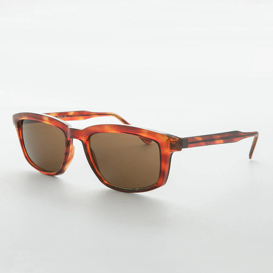 Classic Nerd Rectangular Vintage Sunglass - Godard - Image 2