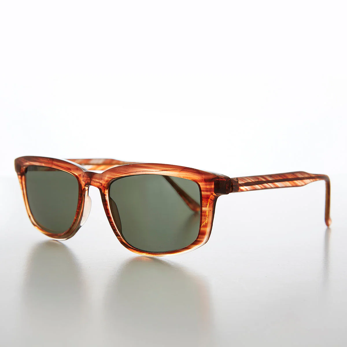 Classic Nerd Rectangular Vintage Sunglass - Godard - Image 4