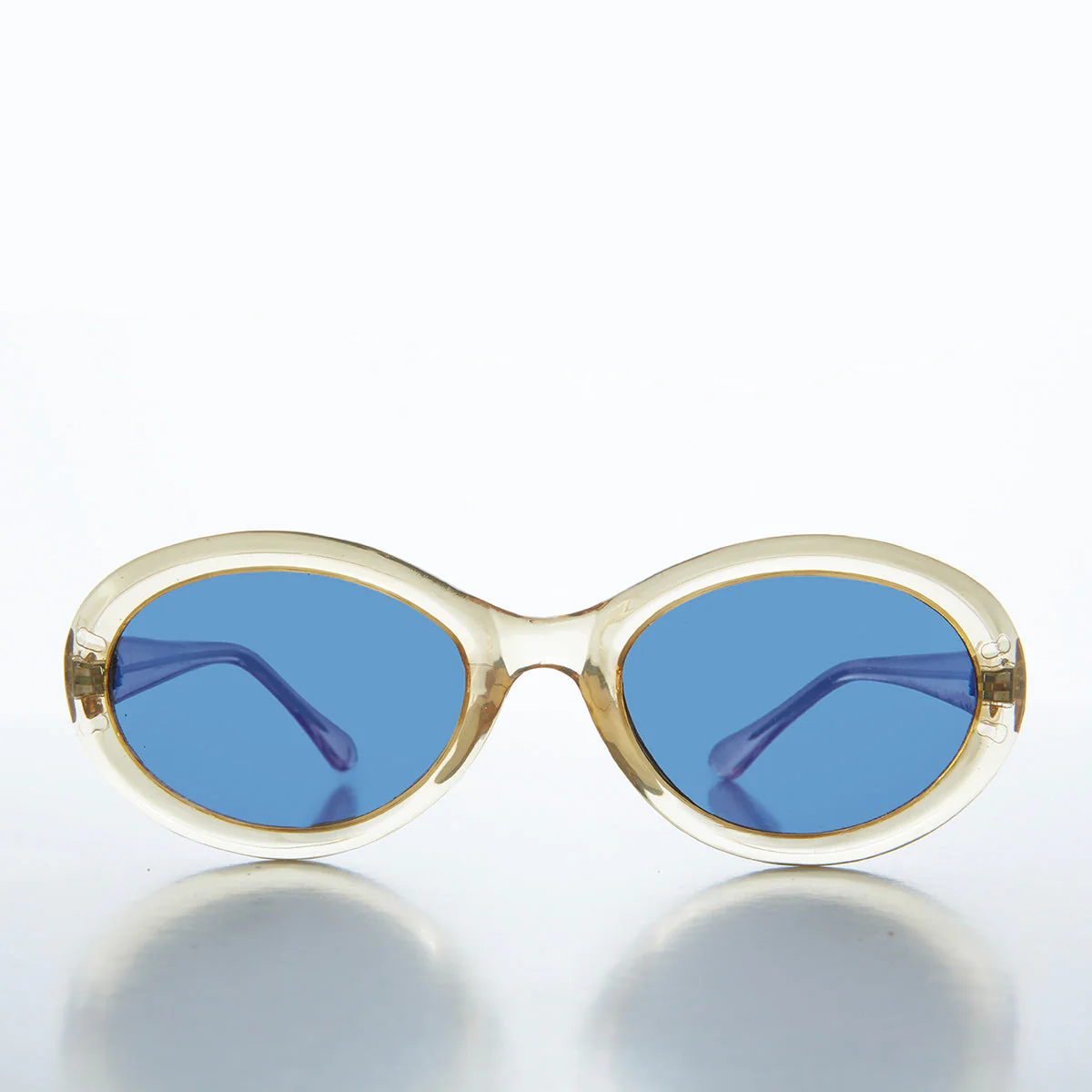 Classic Oval Unisex Clout 90s Sunglasses - Hilda