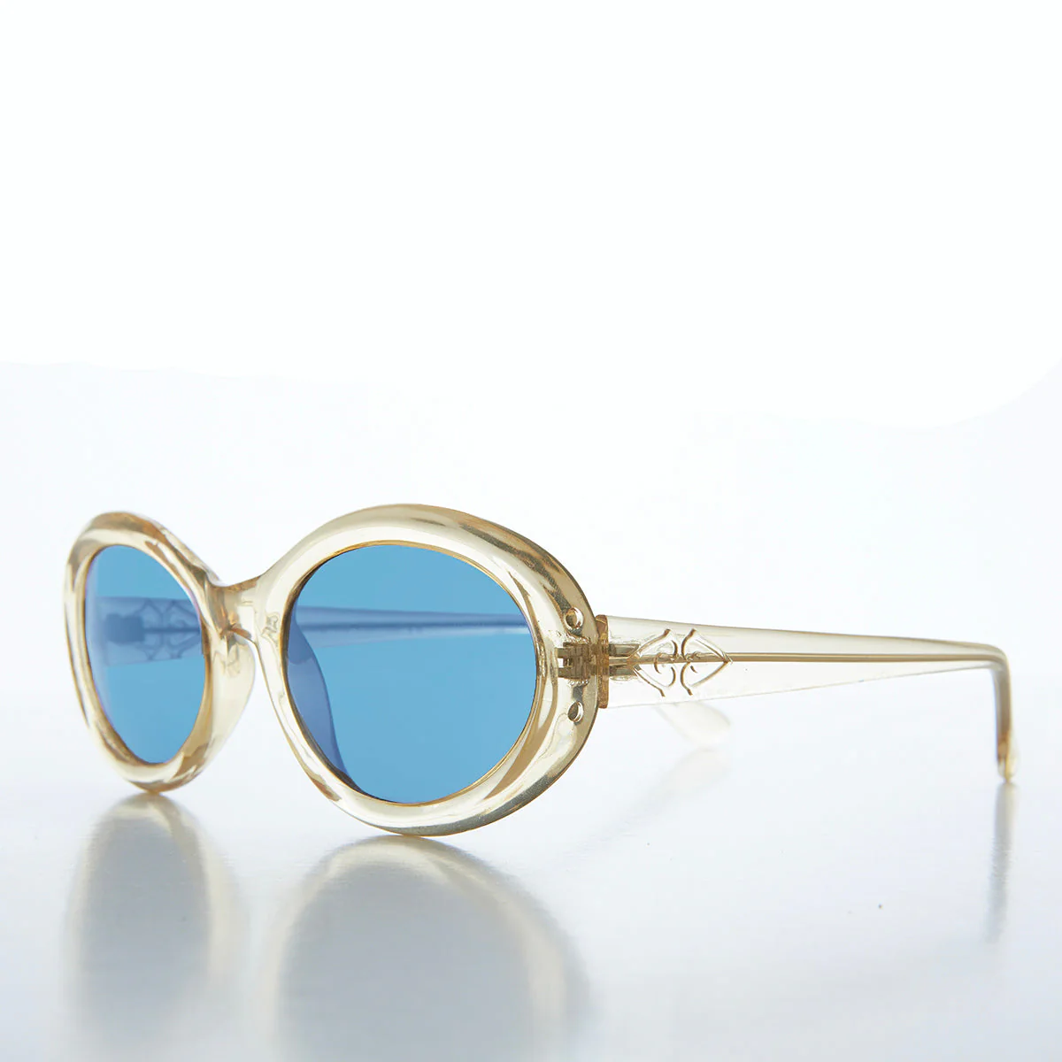 Classic Oval Unisex Clout 90s Sunglasses - Hilda - Image 2
