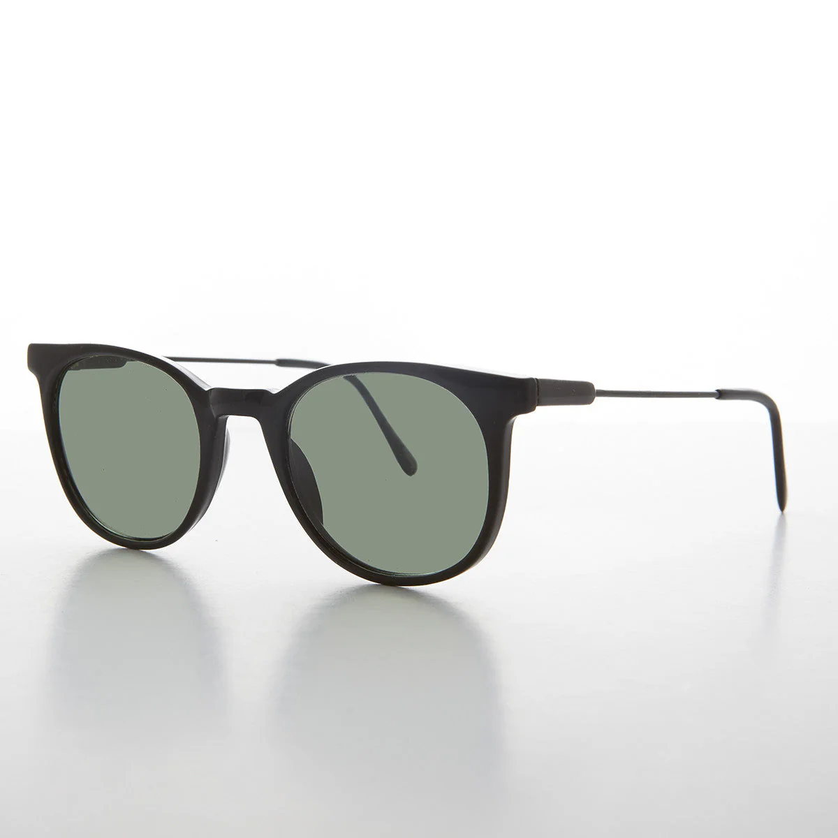 Classic Rounded-Square Vintage Sunglasses - Enzo - Image 2