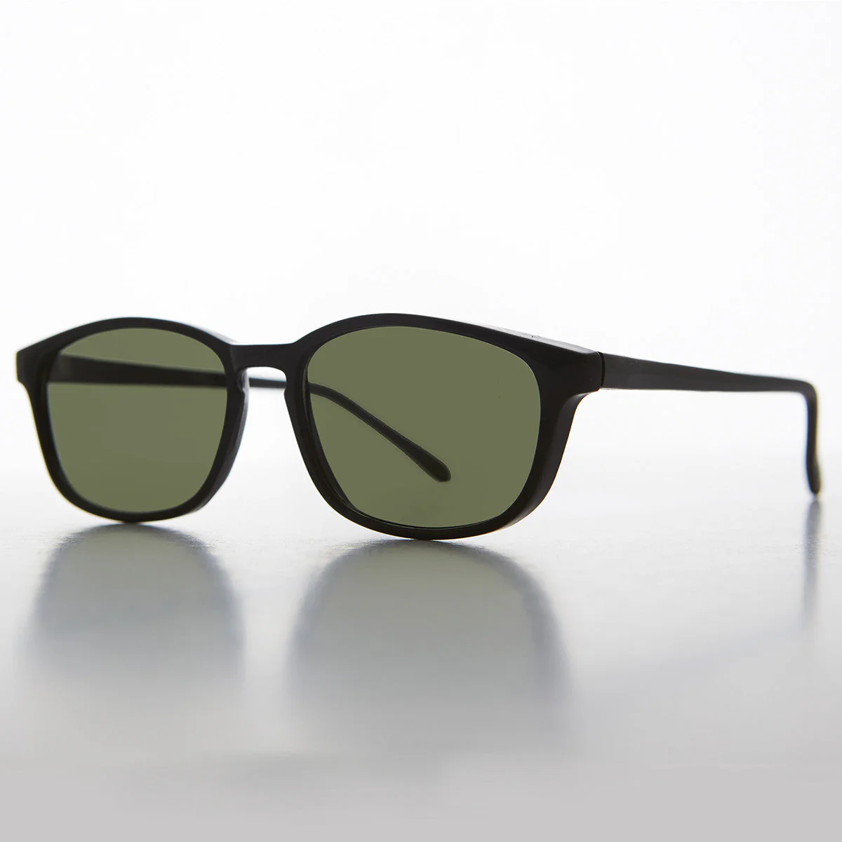 Classic Square Sunglass with Keyhole Bridge - Blake - Image 2