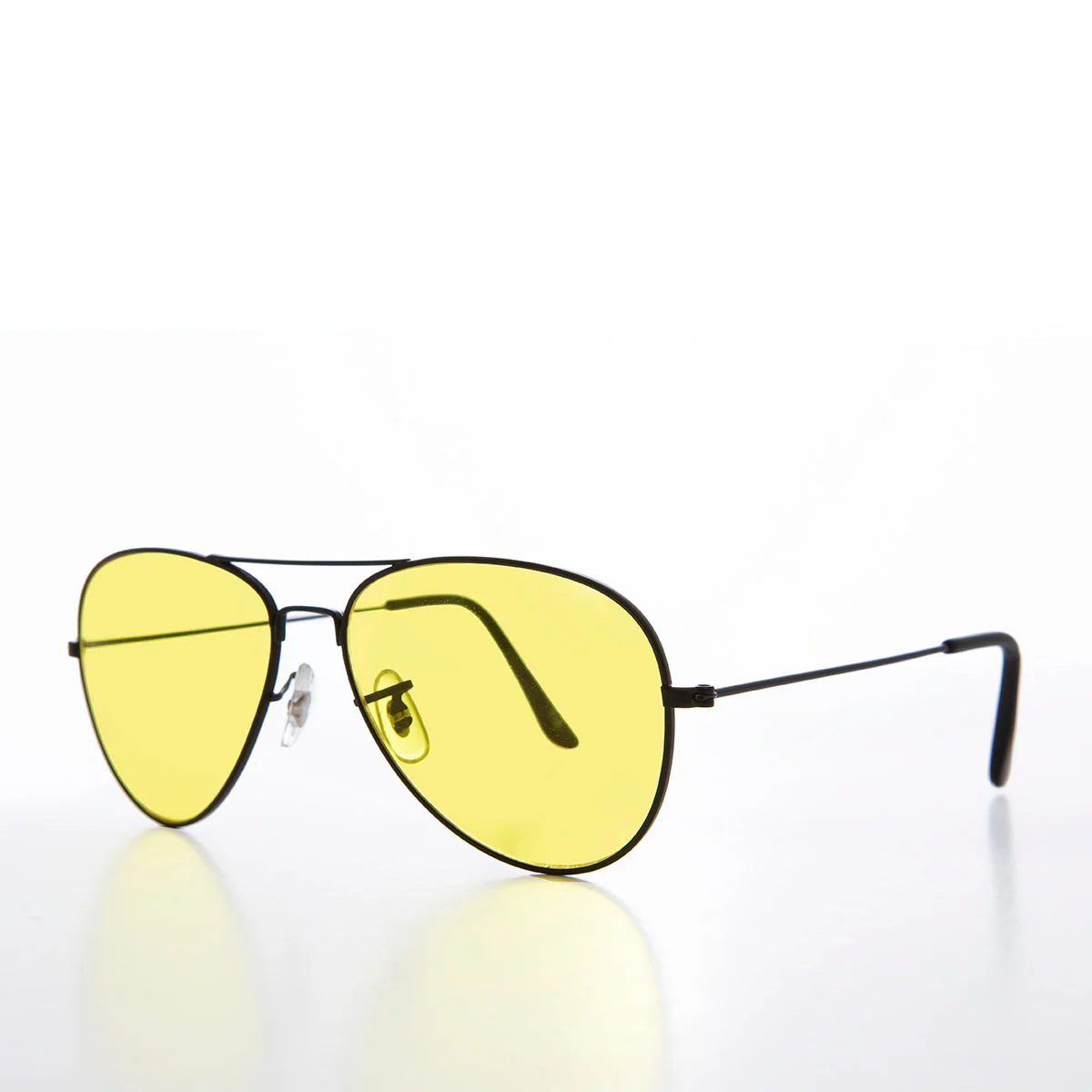Classic Yellow Lens Pilot Sunglasses - Buck - Image 2