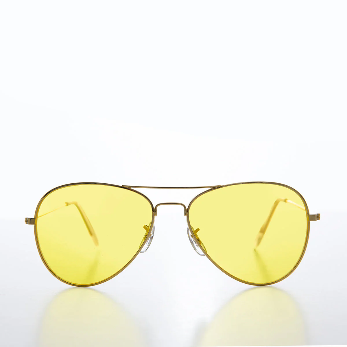 Classic Yellow Lens Pilot Sunglasses - Buck - Image 3