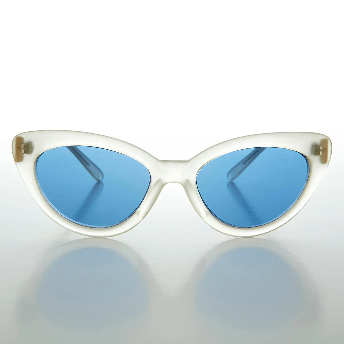 Clear Frame Cat Eye Vintage Sunglasses - Greta