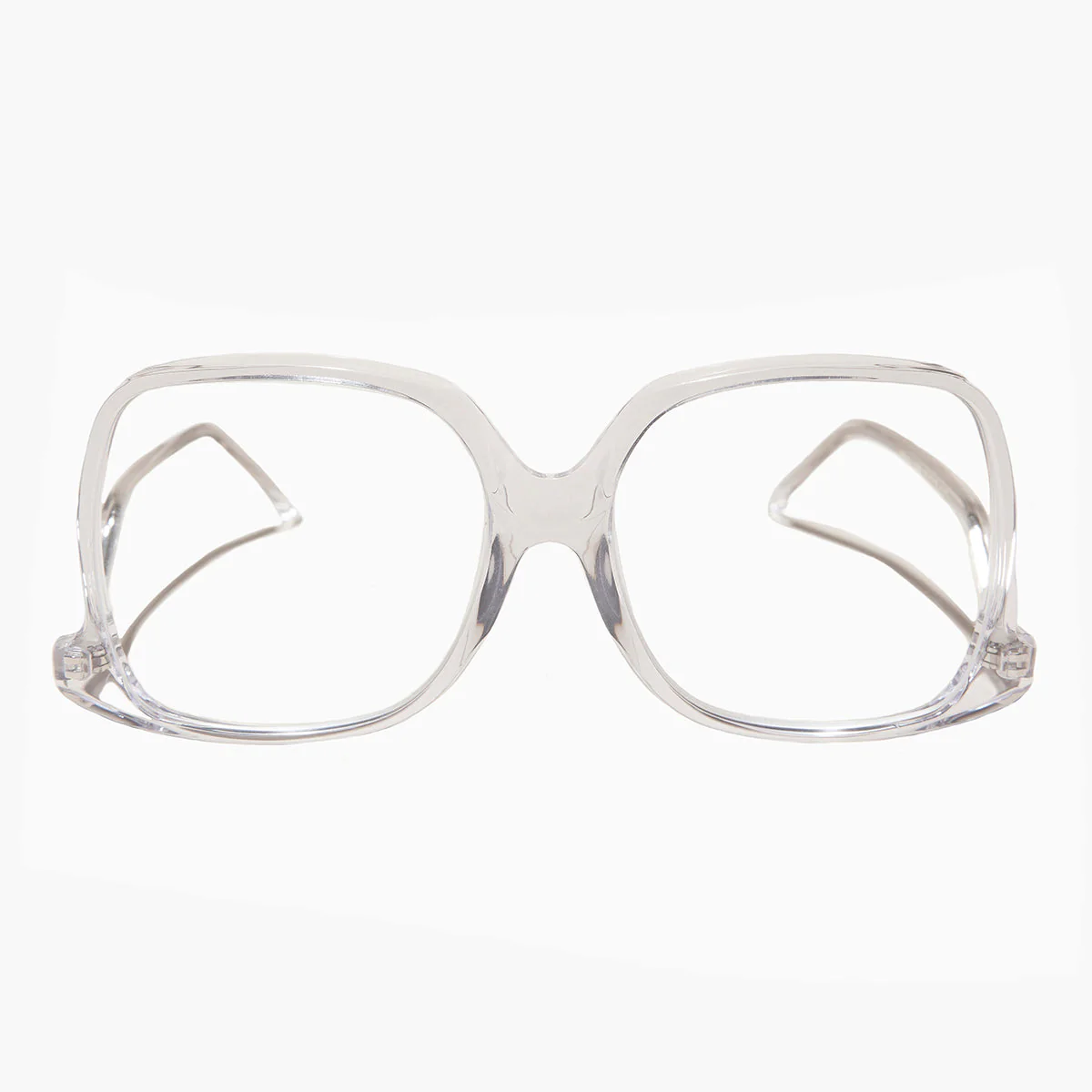 Clear Oversized Reader or Bifocal Glasses - Mia - Image 2