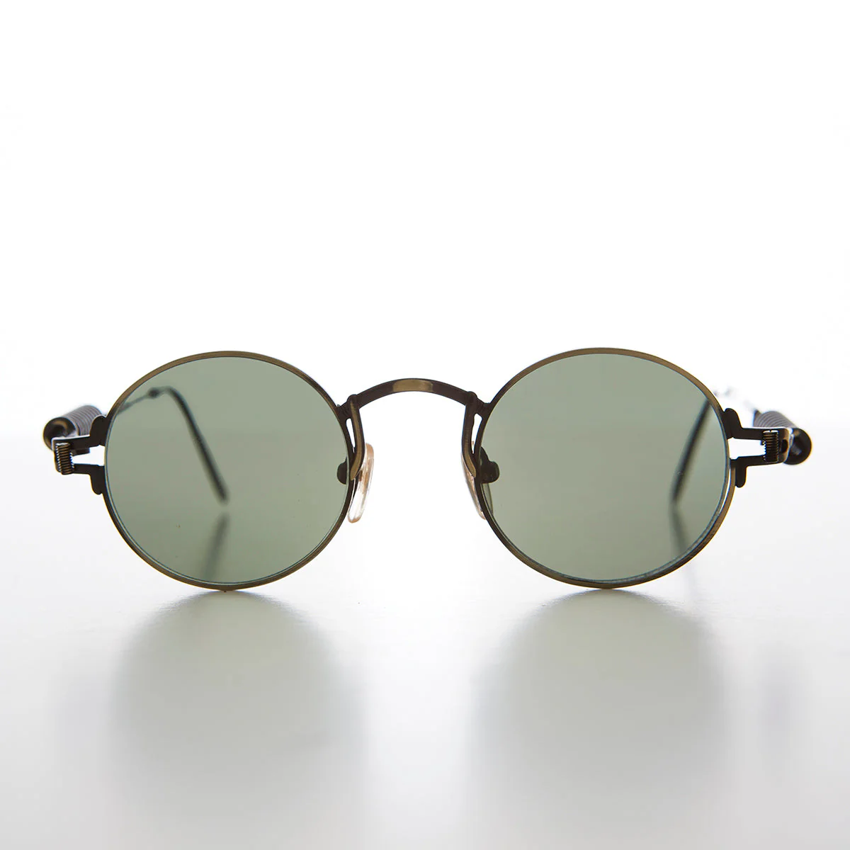 Coil Temple Metal Steampunk Vintage Sunglasses - Kink - Image 2