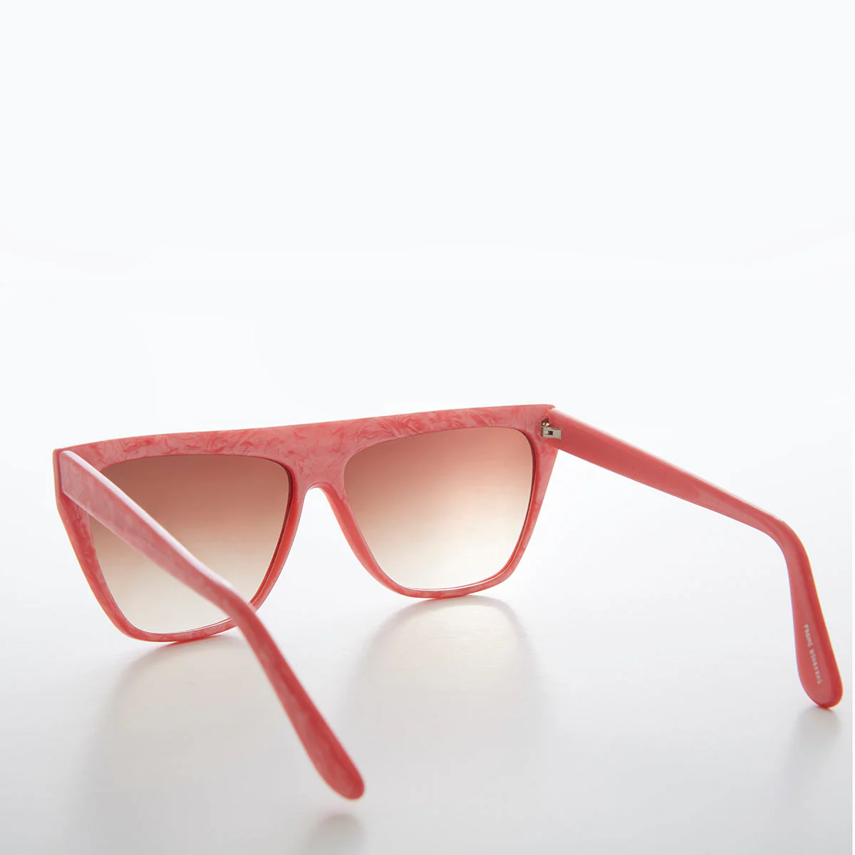 Colorful 80s Flat Top Sunglass - Taffy - Image 3