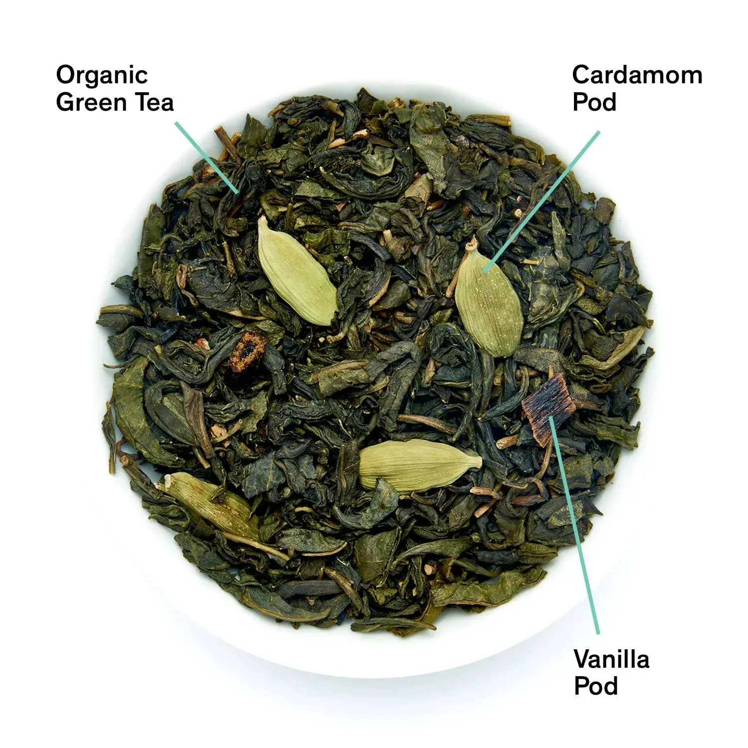 Combray - Vanilla Cardamom Green Tea (15 Tea Bags) - Image 2