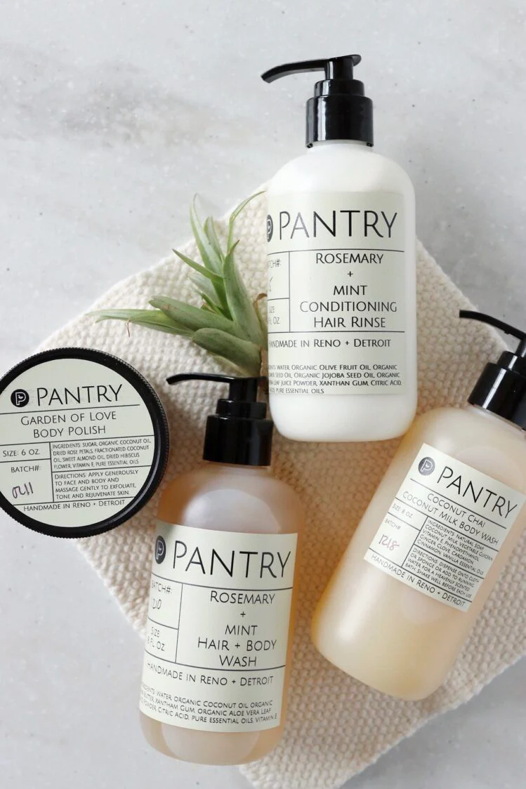 Conditioning Hair Rinse - Rosemary + Mint Conditioner | No SLS, Parabens, Phthlates or Fragrances - Image 2