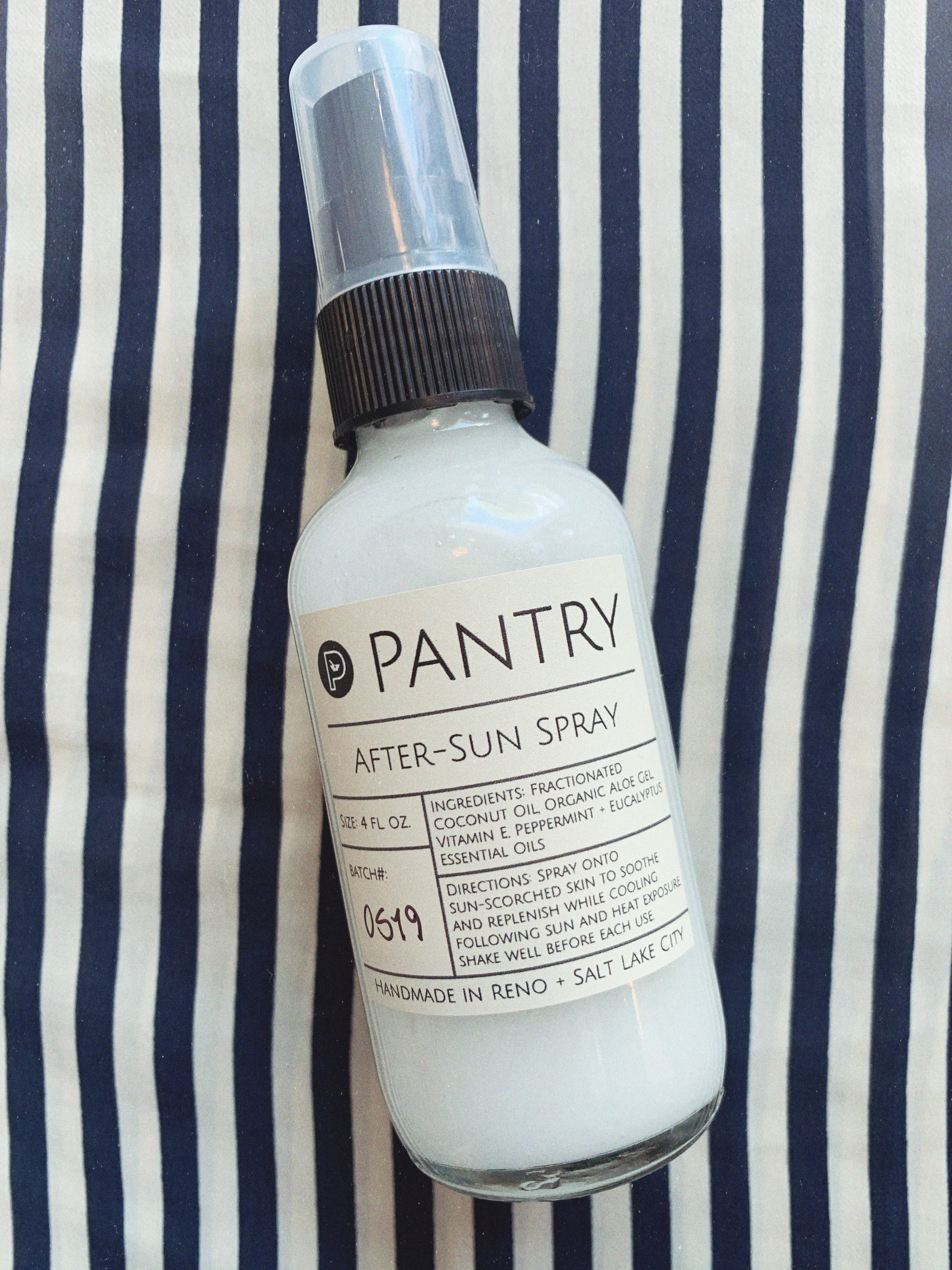 Cooling After-Sun Spray - Natural Coconut Oil + Aloe Sunburn Treatment