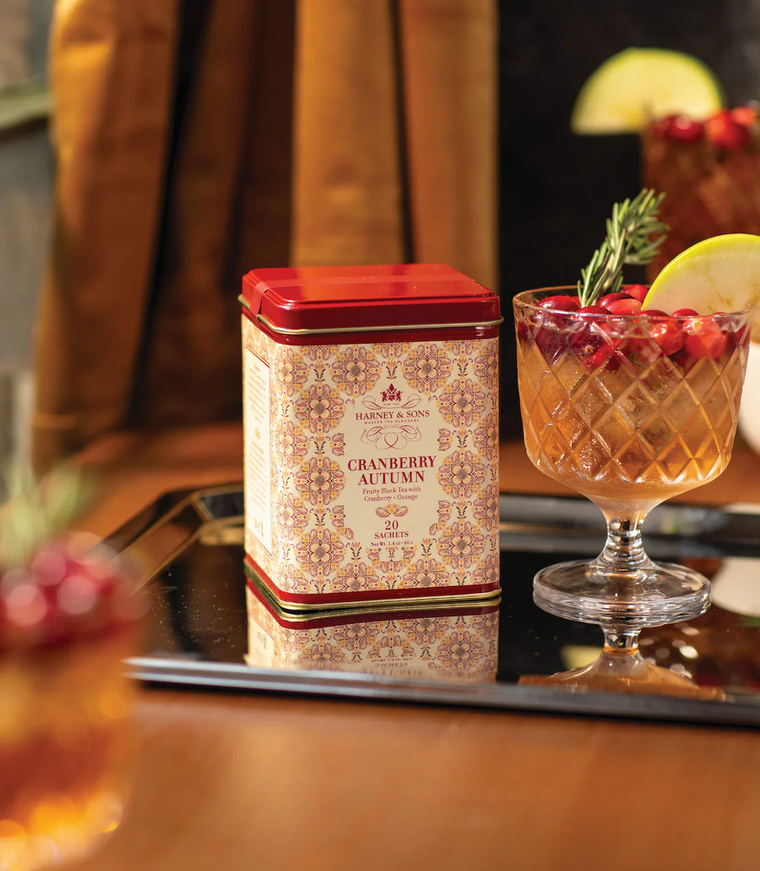 Cranberry Autumn, Tin of 20 Sachets - Image 2