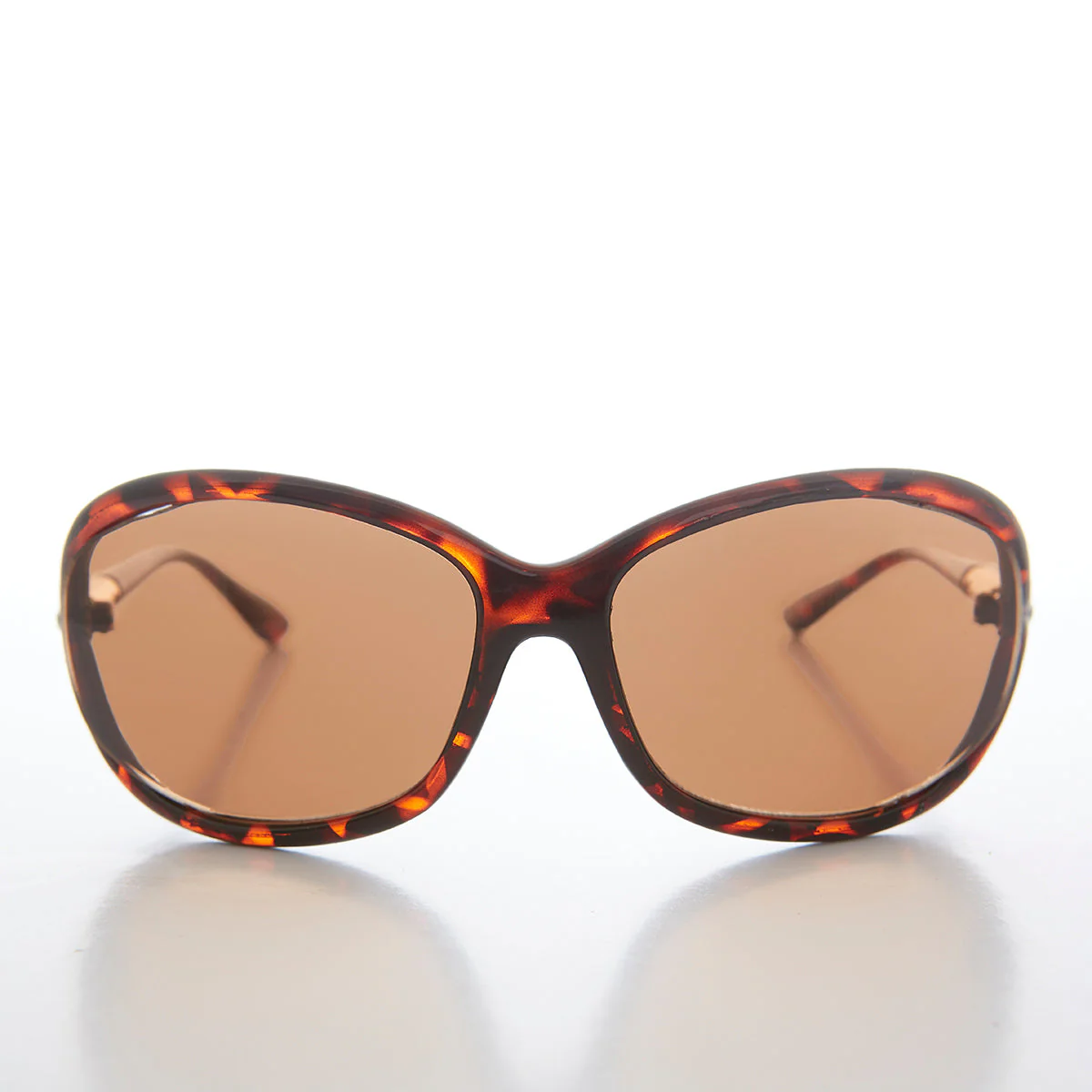 Curved Women's Boho Oversized Vintage Sunglass - Dede - Image 2